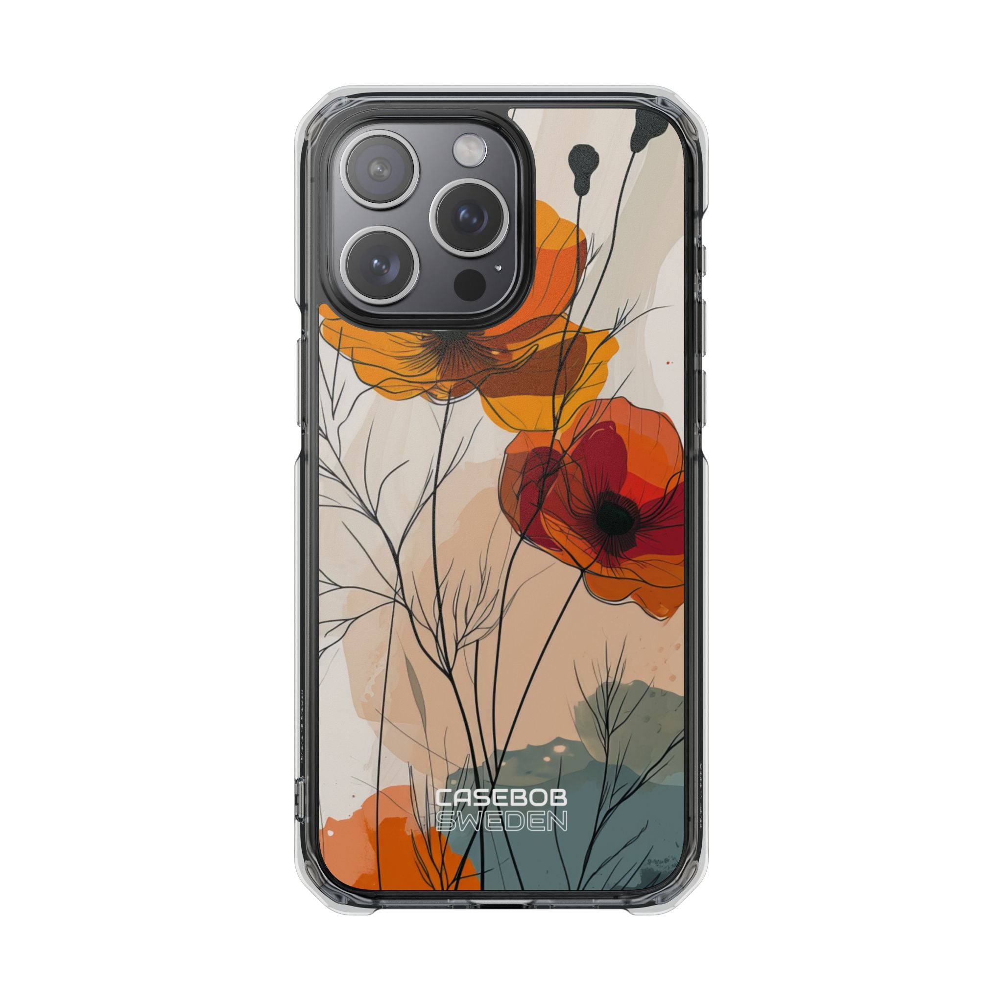 Golden Bloom Dance iPhone 15 - Impact Clear+