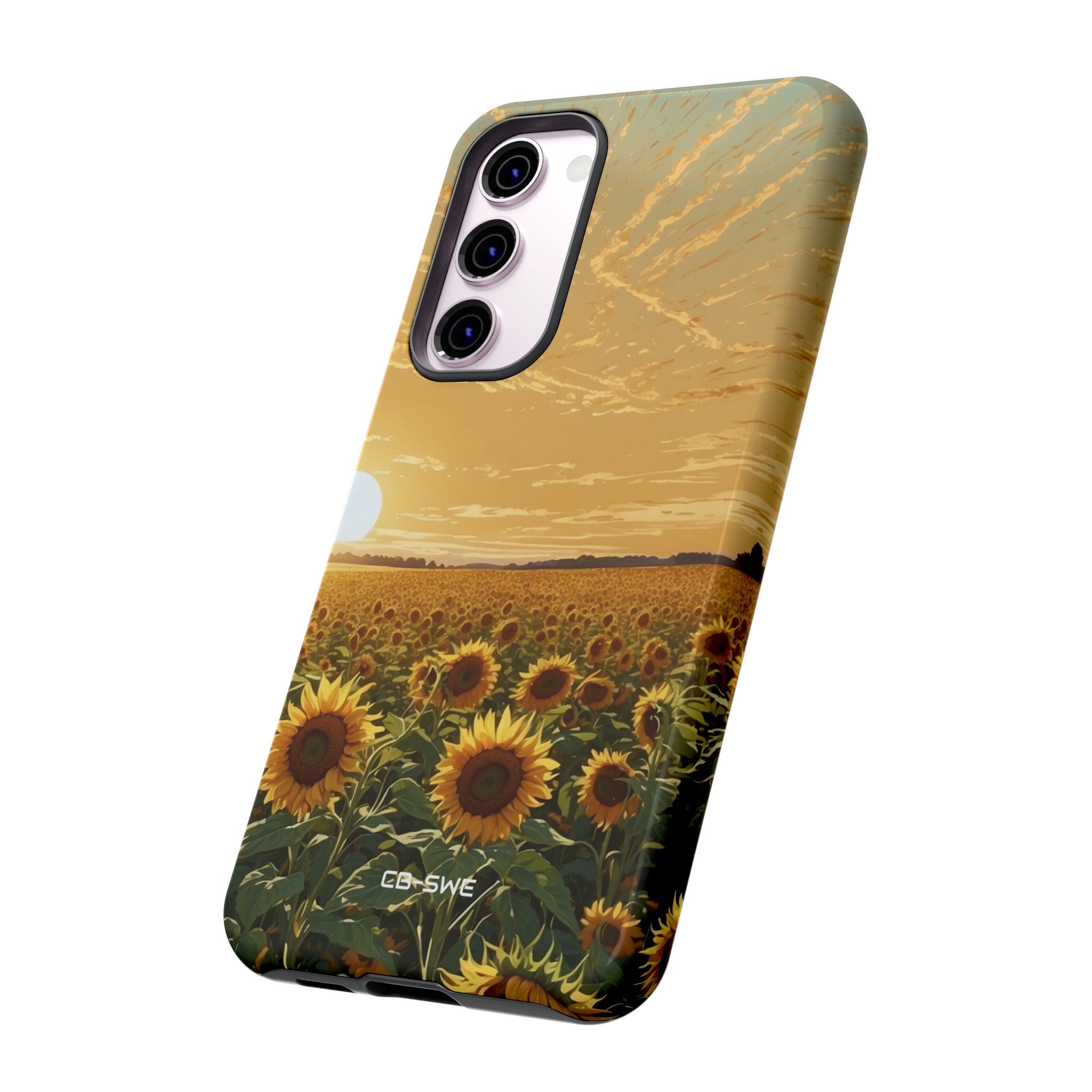 Sunflowers Embrace Sunset - Samsung Case