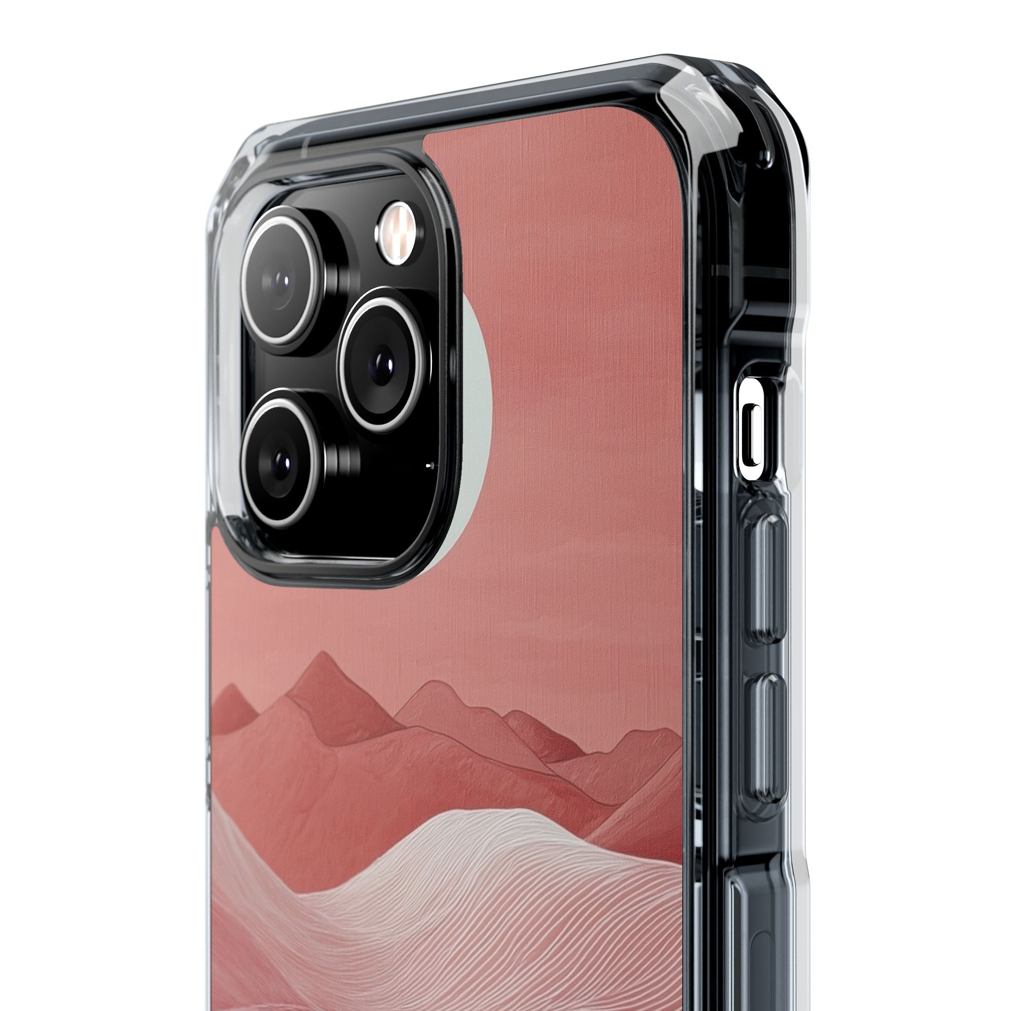 White Orb Dunes iPhone 14 Pro Max Case - Impact