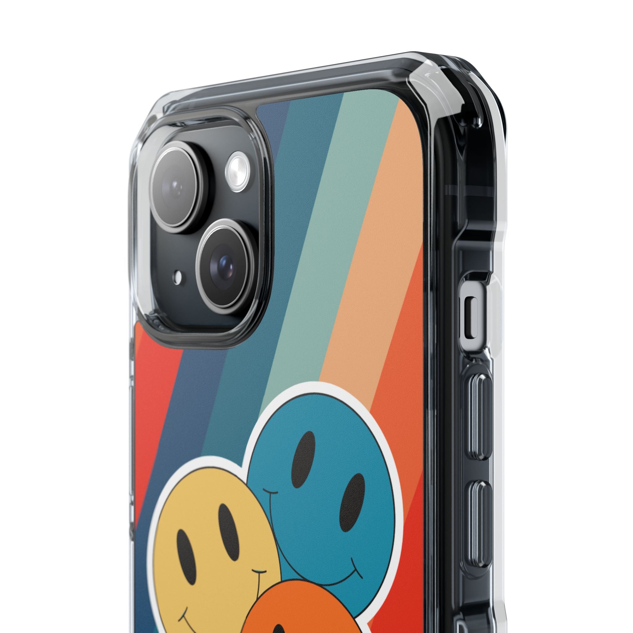 Smiley Trio Waves iPhone 15 Case - Impact