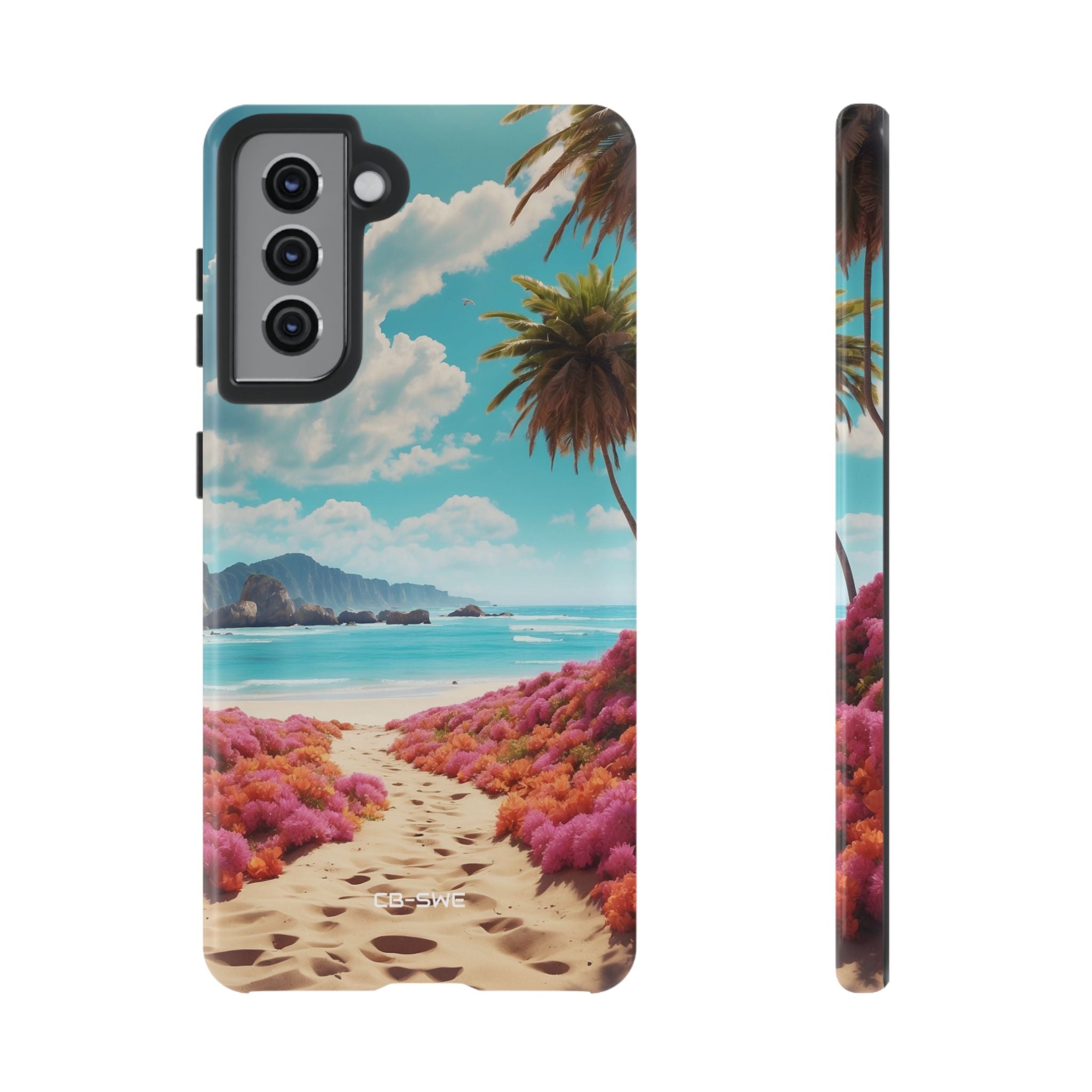 Tropical Flowers Frame - Samsung Case