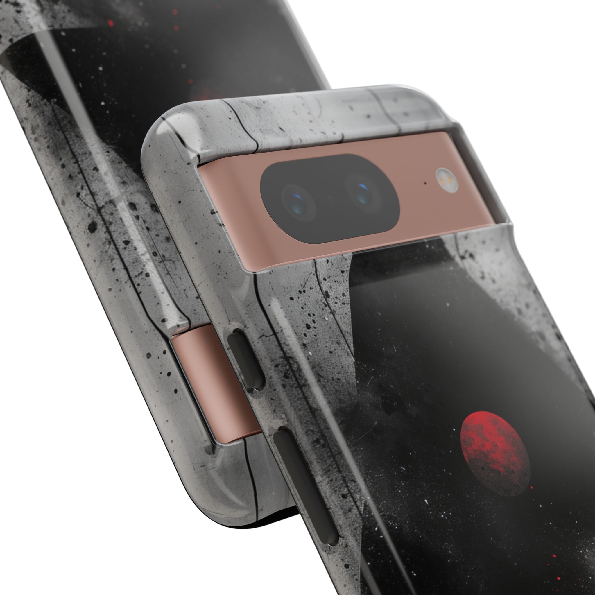 Crimson Core Geometry Google Pixel 8 - Tough