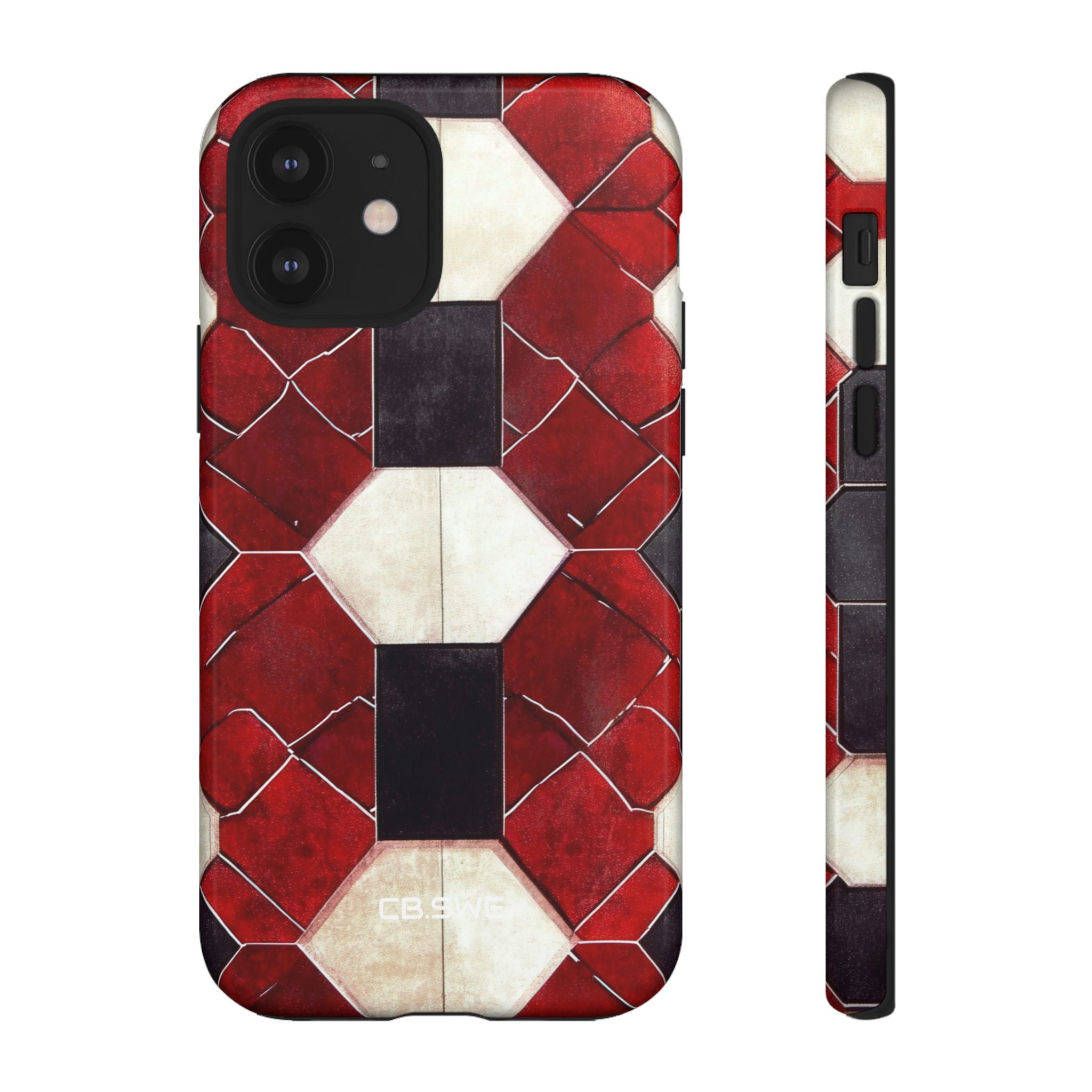 Kaleidoscope Geometric Hexagon Real Gothic Low Resolution iPhone 12 - Tough