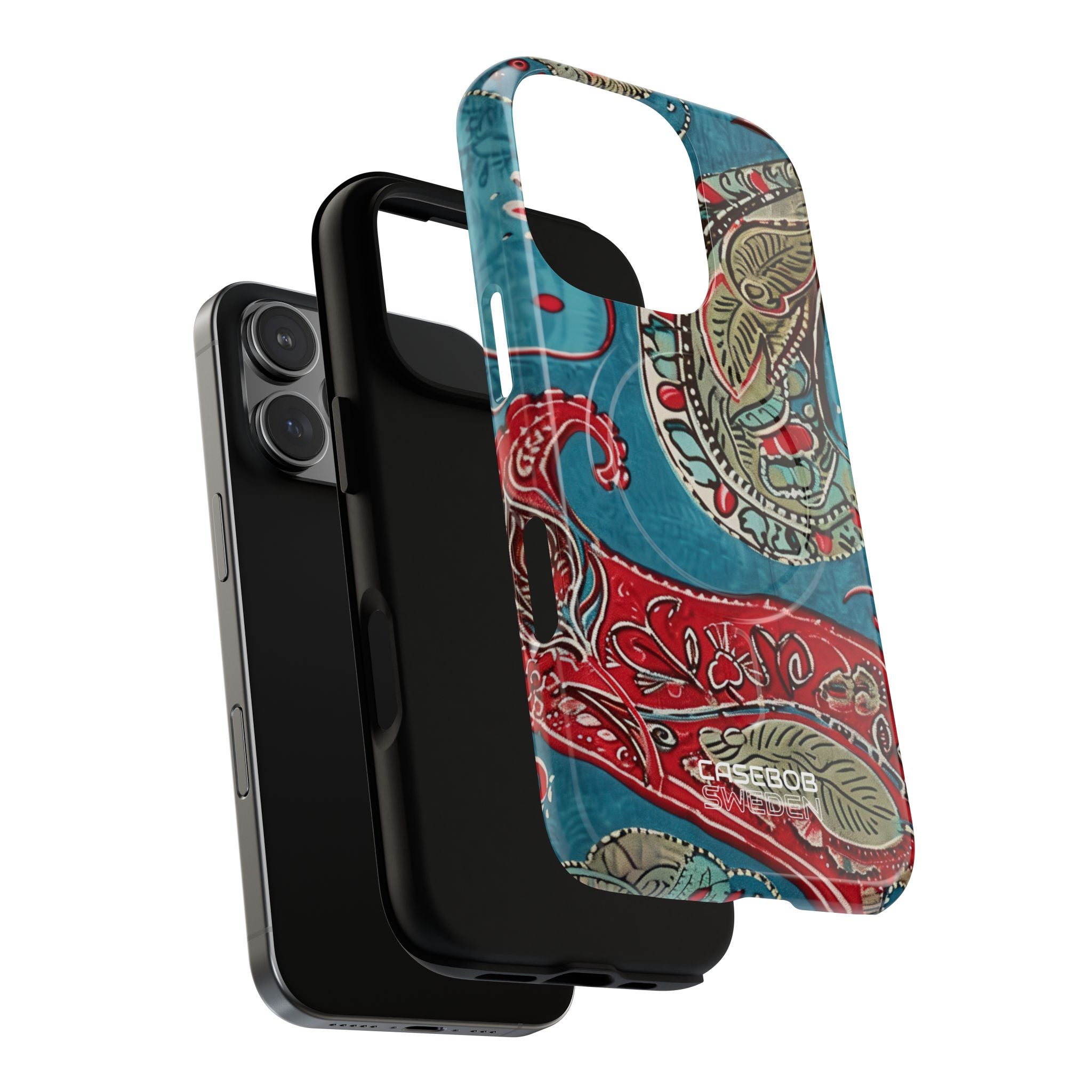 Paisley Floral Fusion iPhone 16 - Tough+