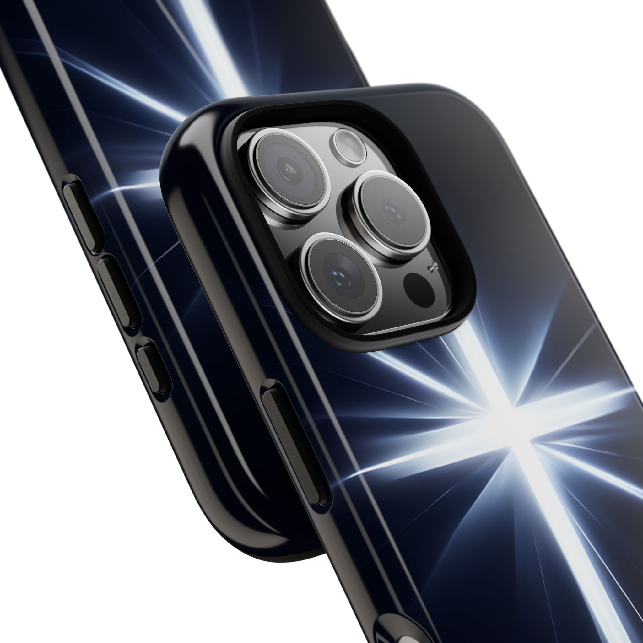 Glowing Crossburst iPhone 16 Pro Case - Tough