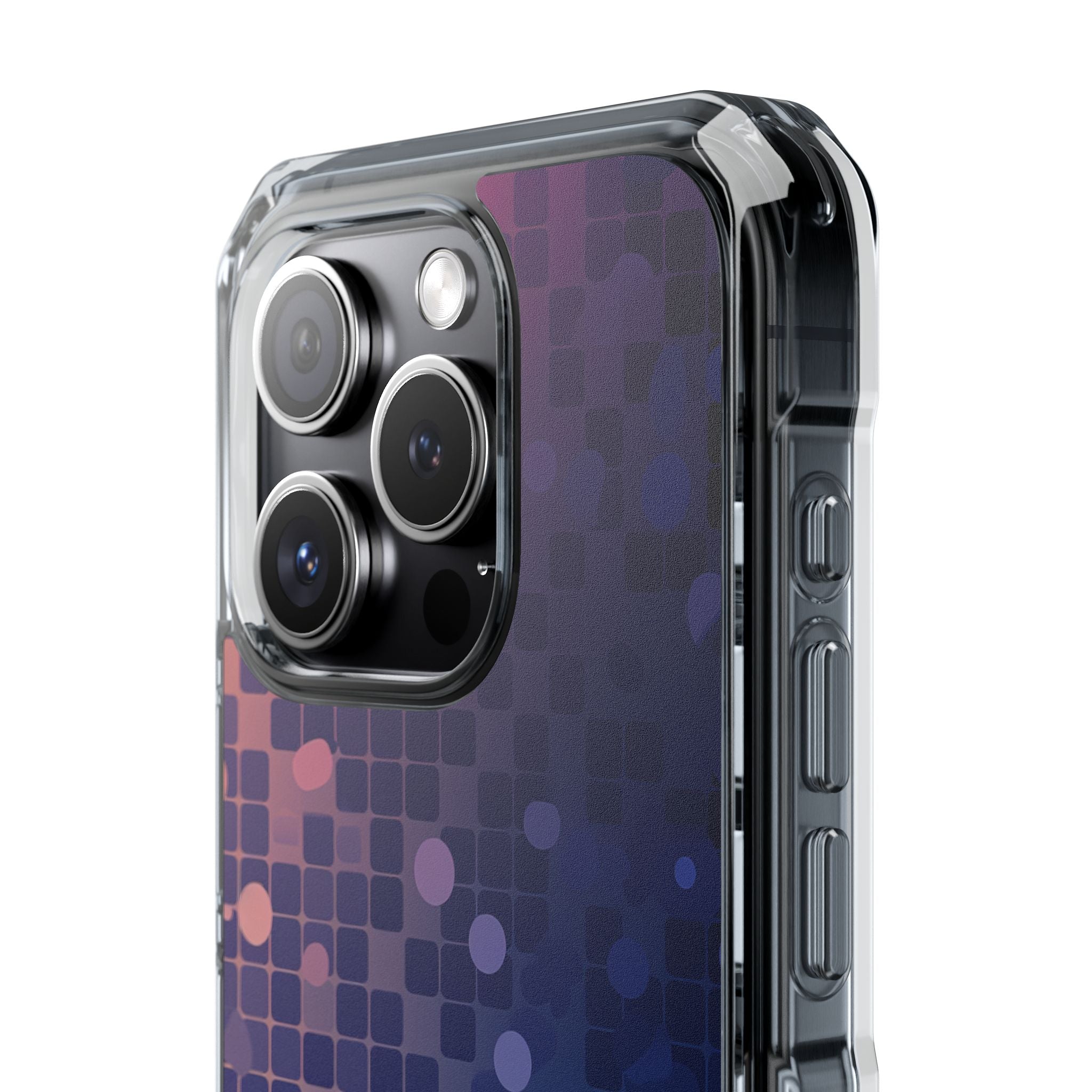 Vibrant Pixel Bloom iPhone 15 - Impact Clear+