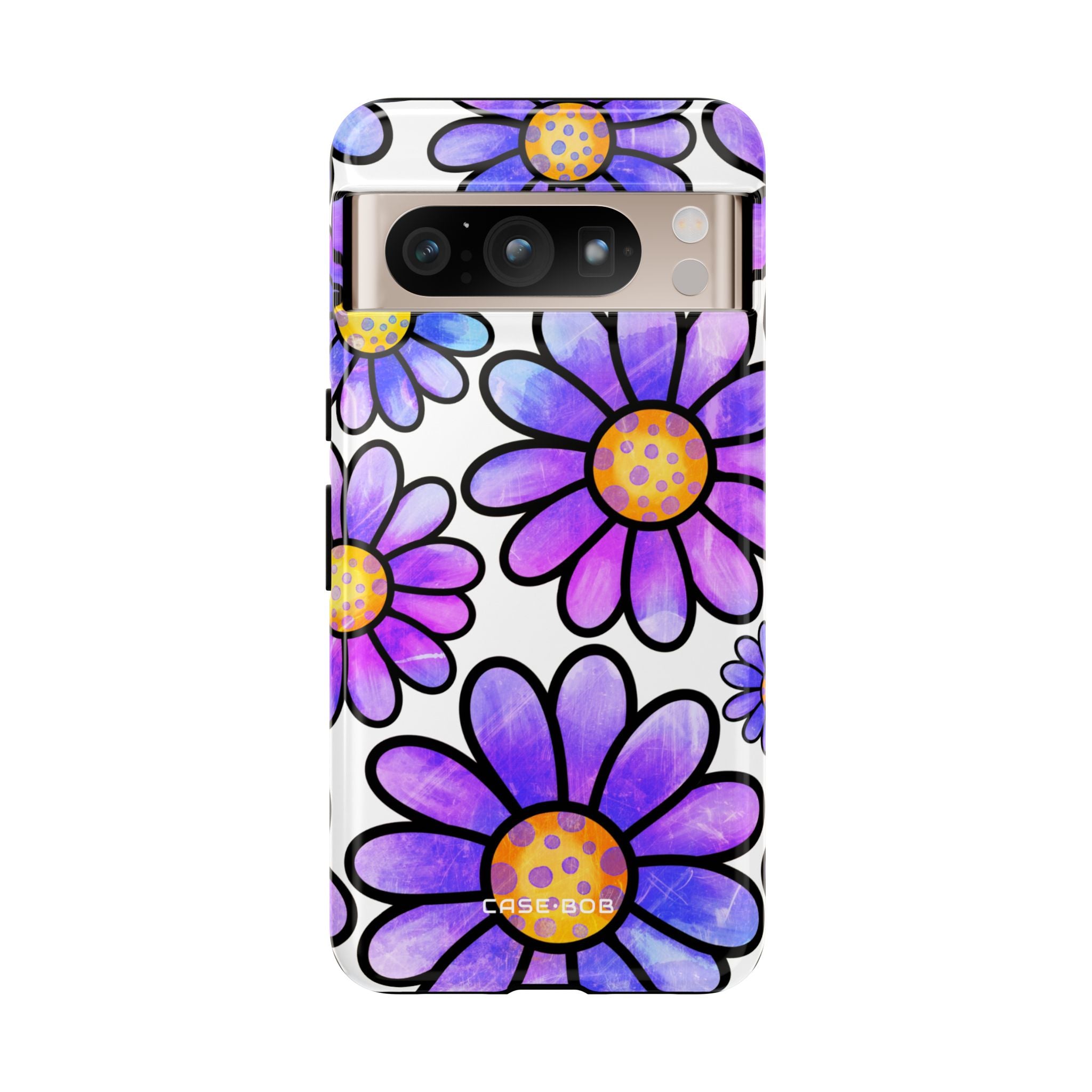 Polka Dot Blooms Google Pixel 8 Pro Case - Tough
