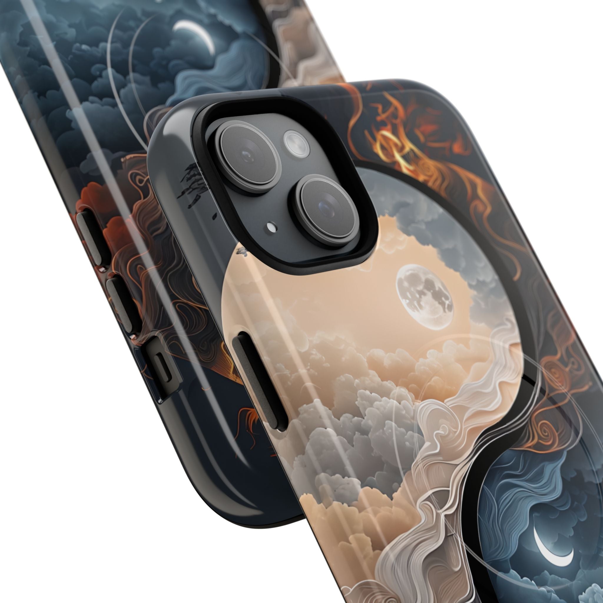 Surreal Day and Night Yin Yang Symbol Artwork Phone Cover iPhone 15 - Tough+