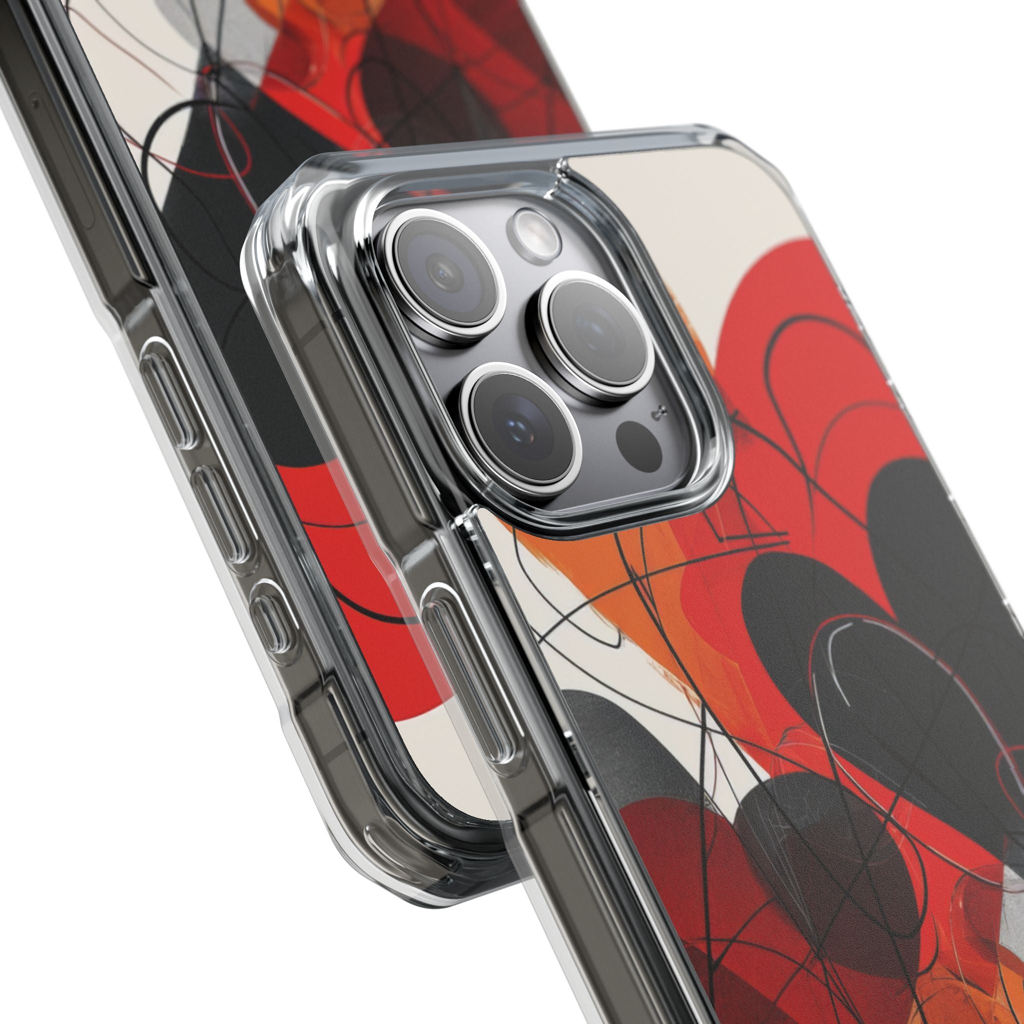 Crimson Motion Flow iPhone 15 - Impact Clear+