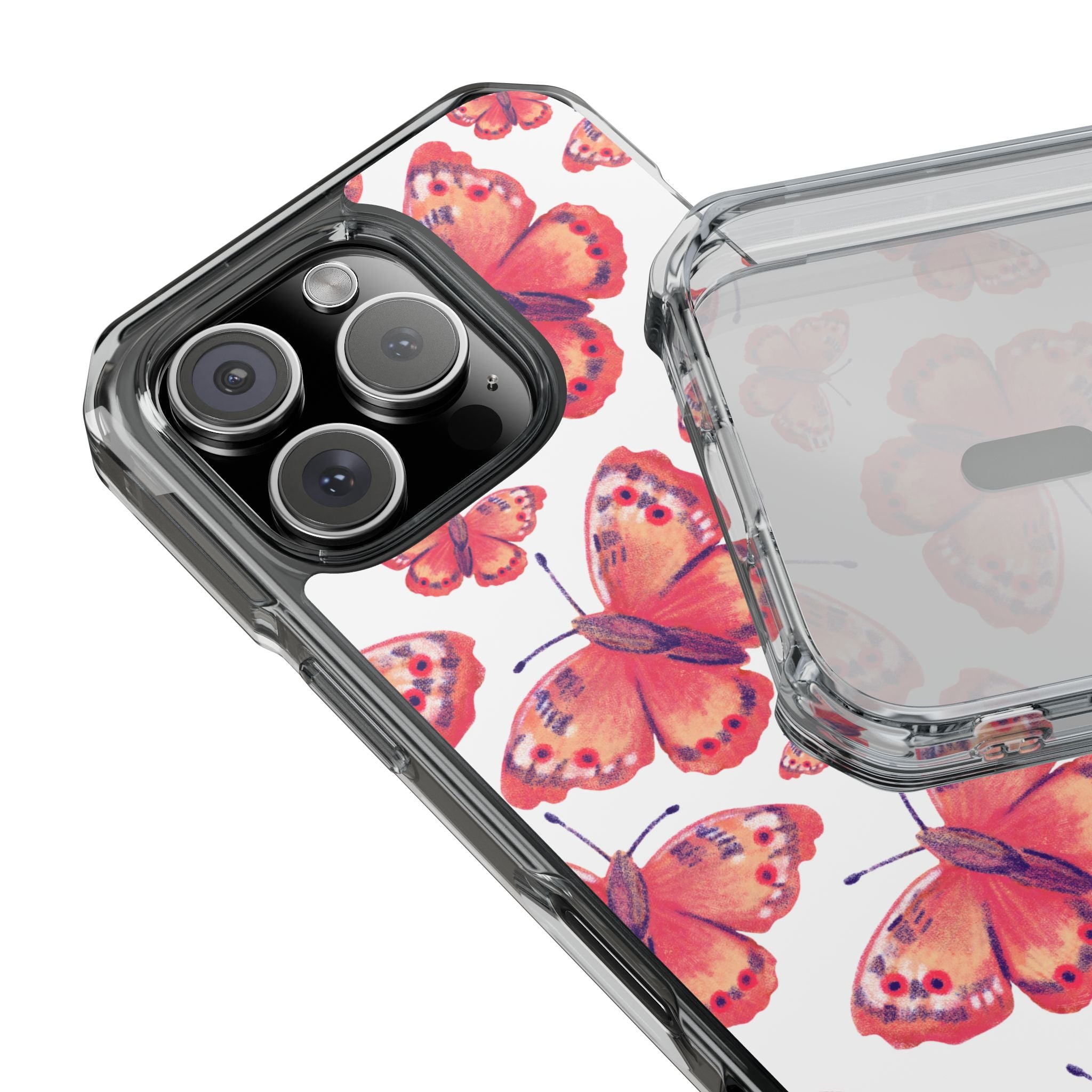 Vibrant Butterfly Dance iPhone Case - Impact