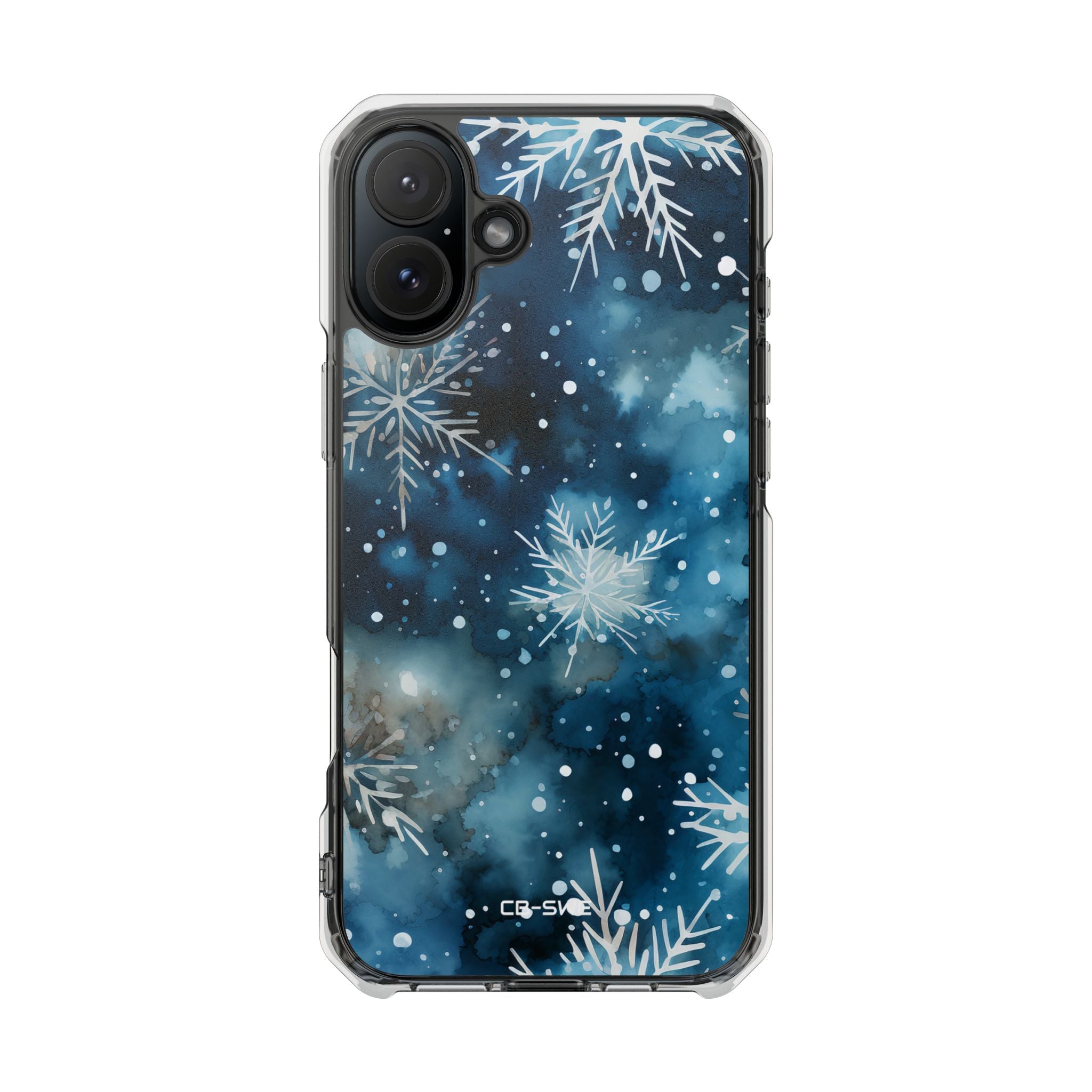Winter Snowflakes Dance iPhone Case - Impact