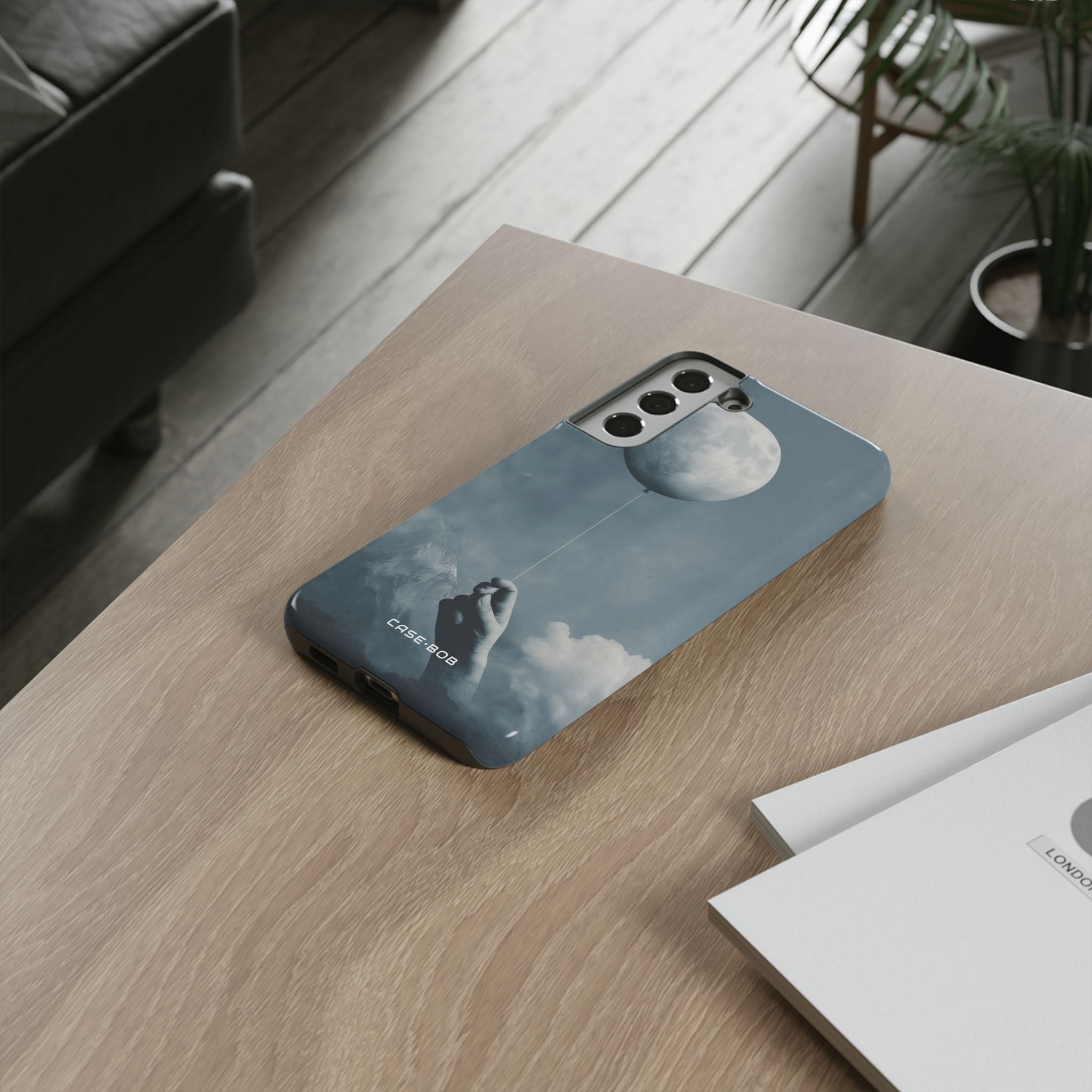 Moon Balloon Samsung S22 Plus Case - Tough