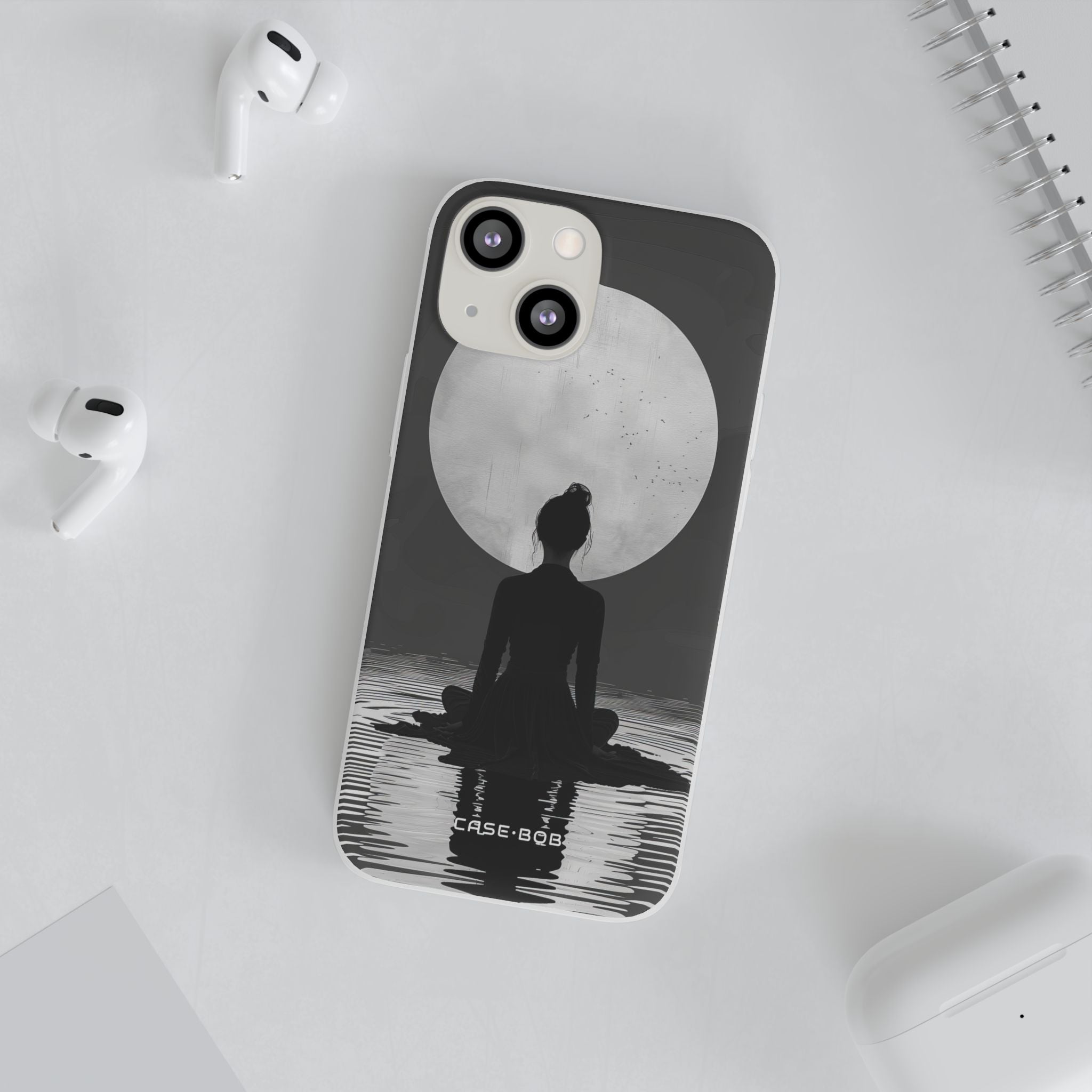 Silhouette Moonlight iPhone 13 mini Case - Soft