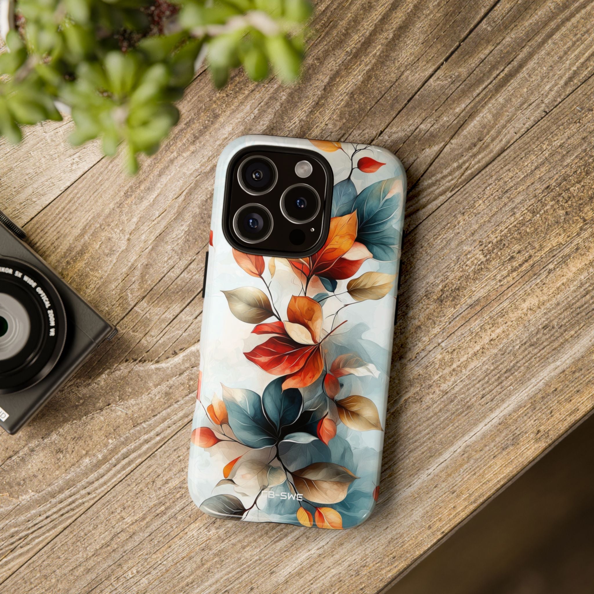 Vibrant Foliage Dance - iPhone Case