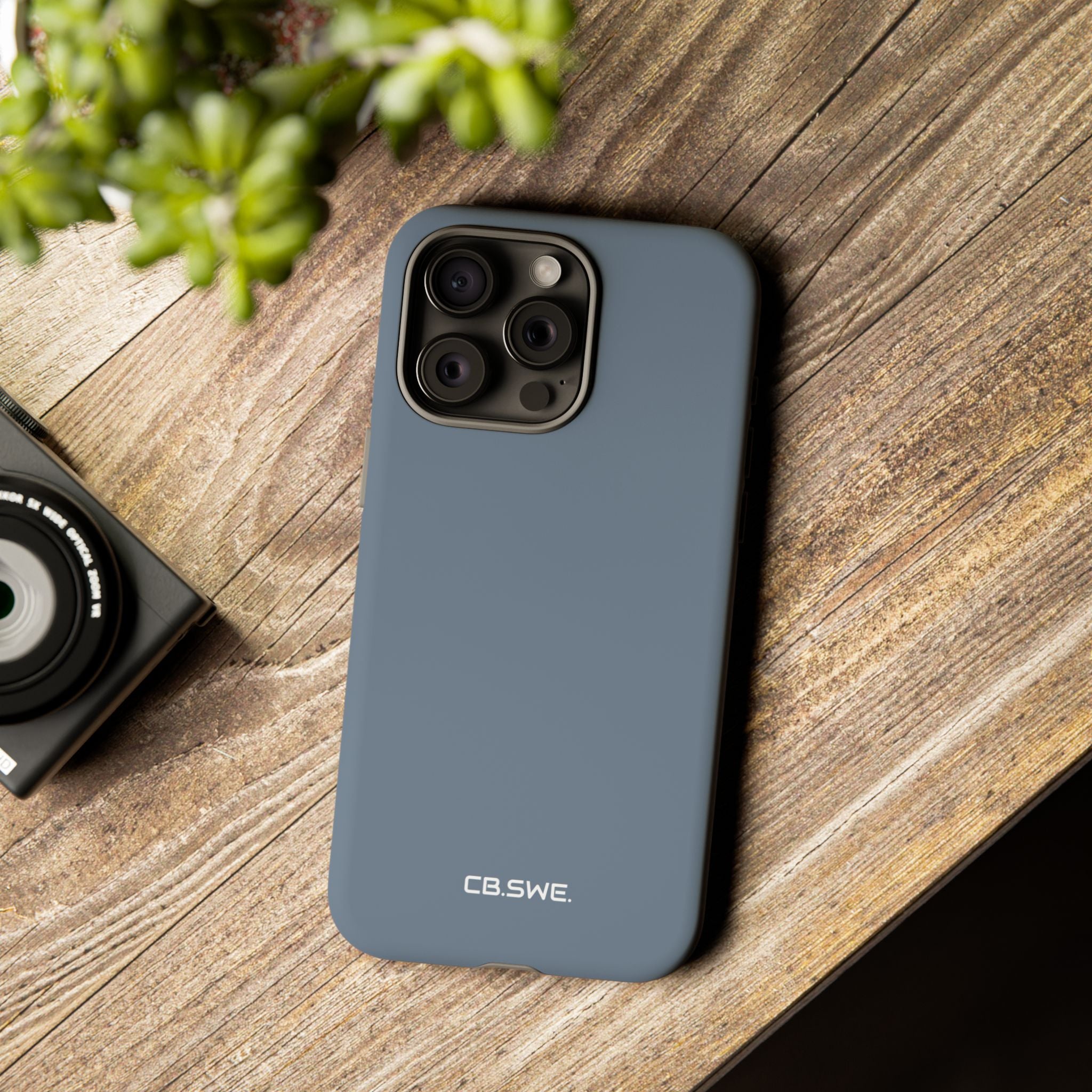 Slate Gray iPhone Case - Tough