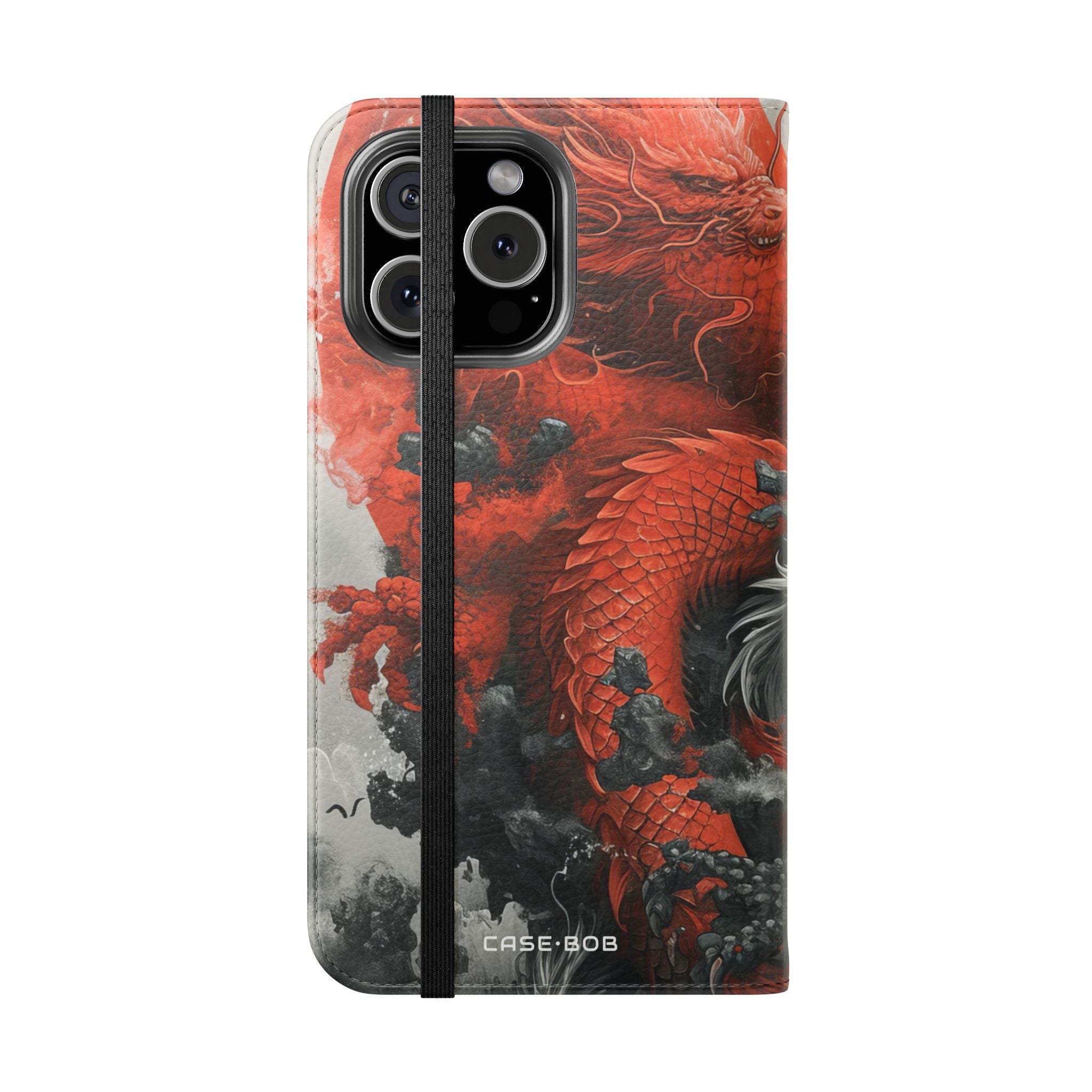 Twin Dragons Dance - iPhone 16 Max Case - Wallet