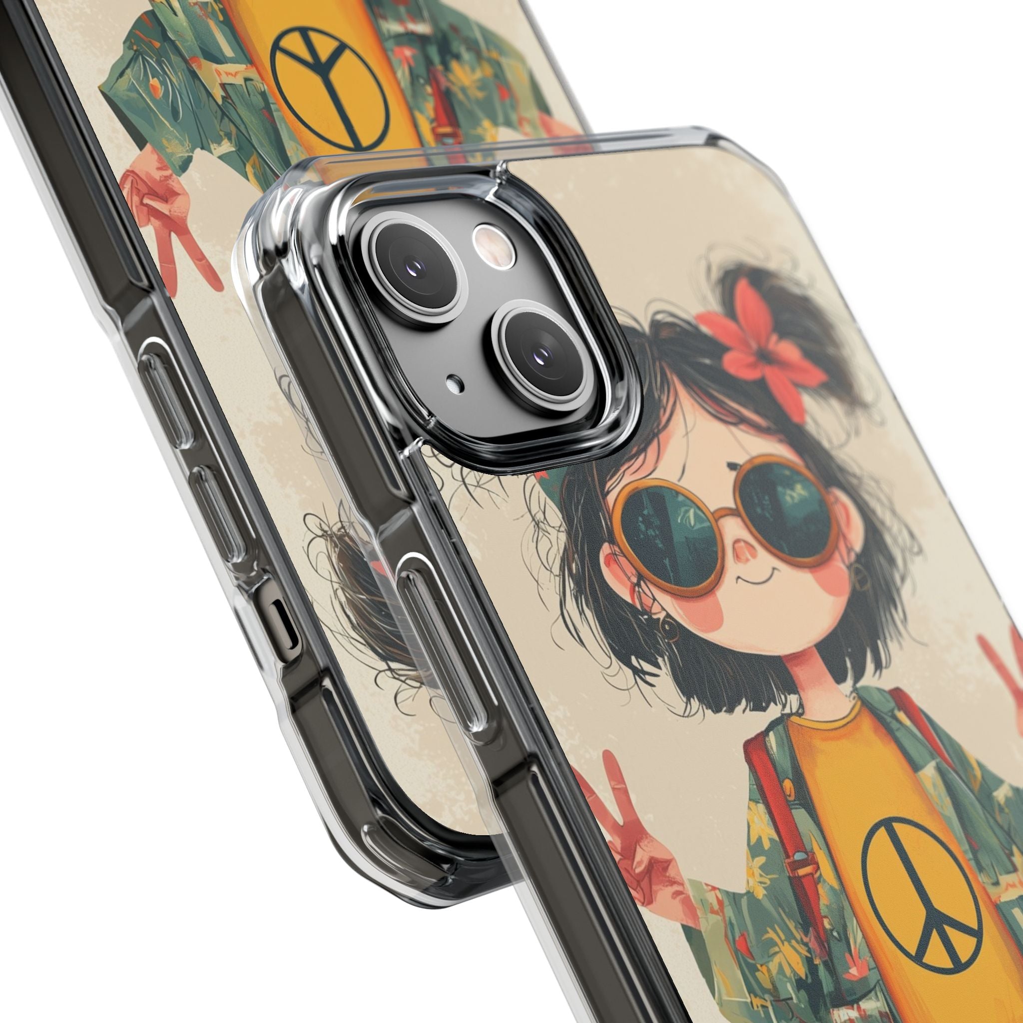 Peace Pigtails iPhone 14 Plus Case - Impact