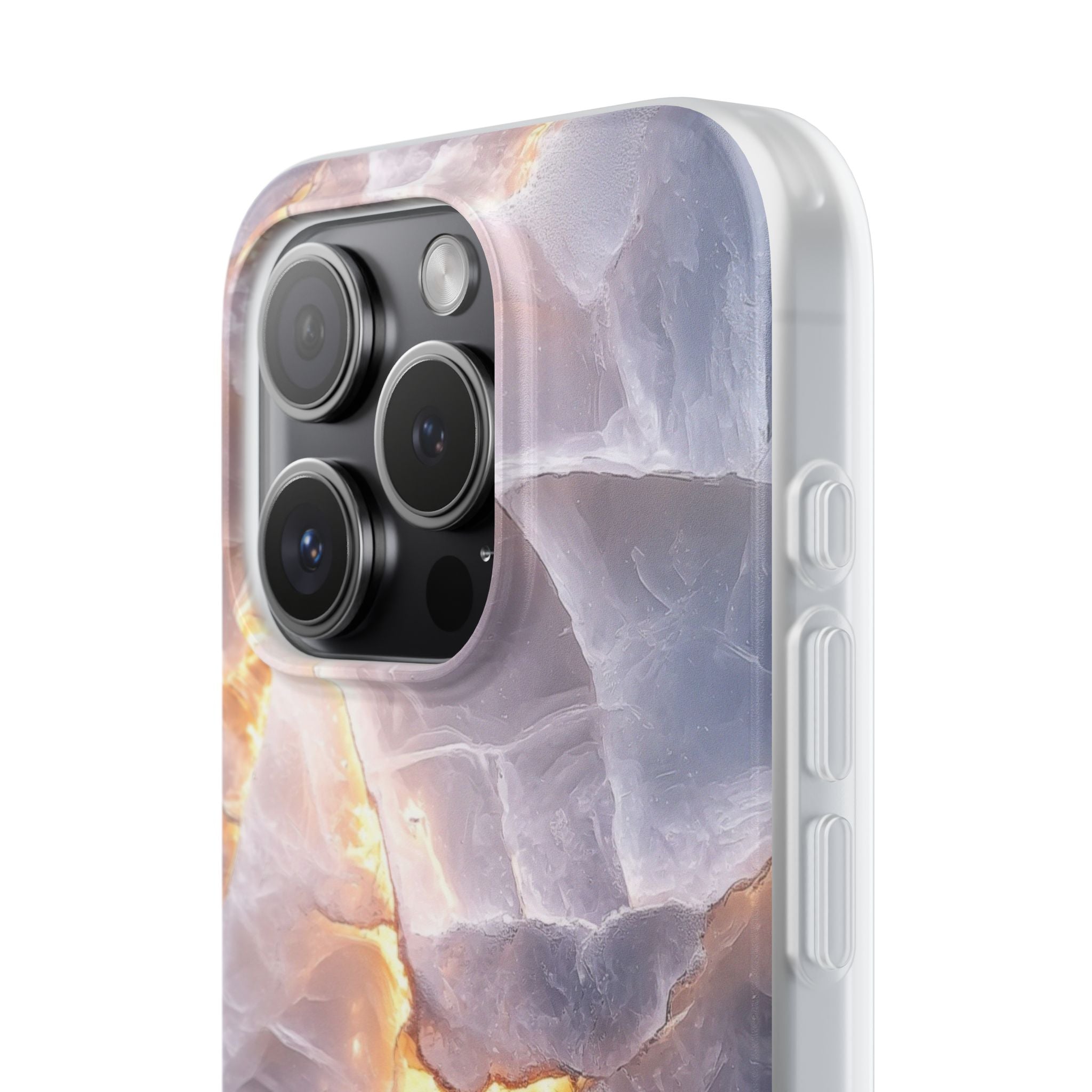 Crystal Veins iPhone 15 Pro Case - Soft
