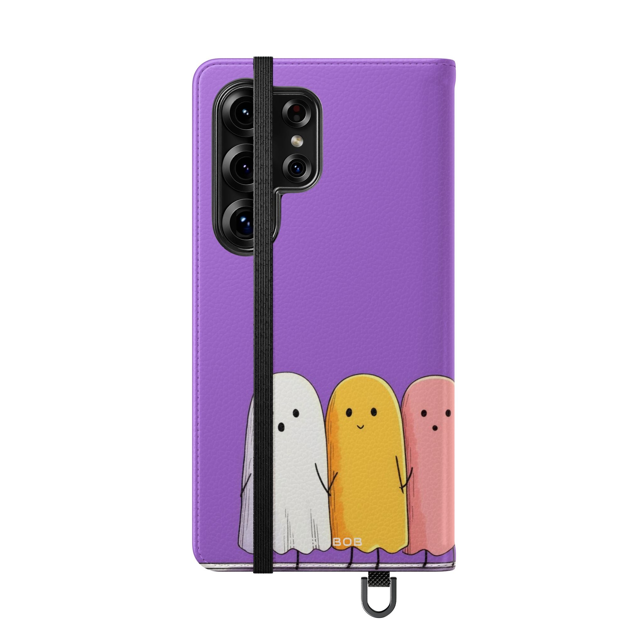 Colorful Ghosts Line - Samsung S25 Ultra Case - Wallet