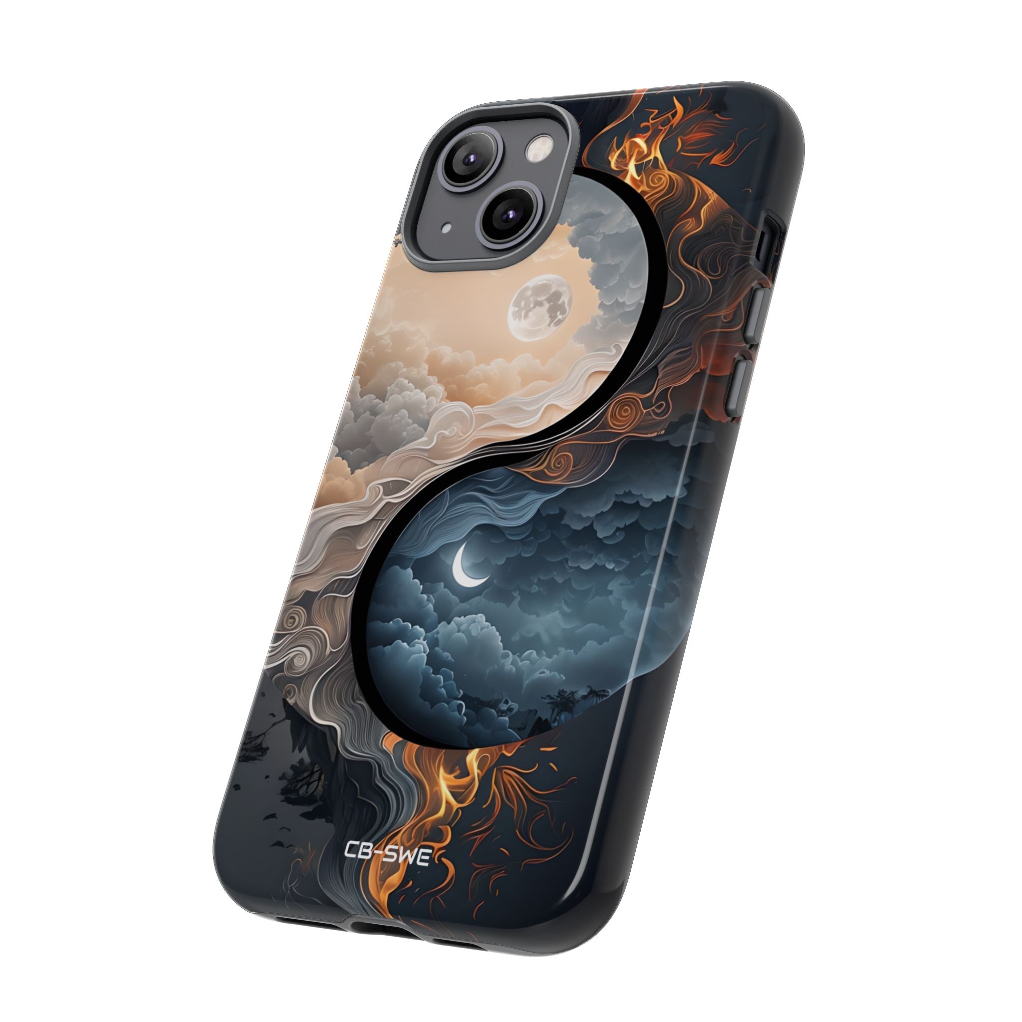 Moonlit Elemental Harmony - iPhone Case