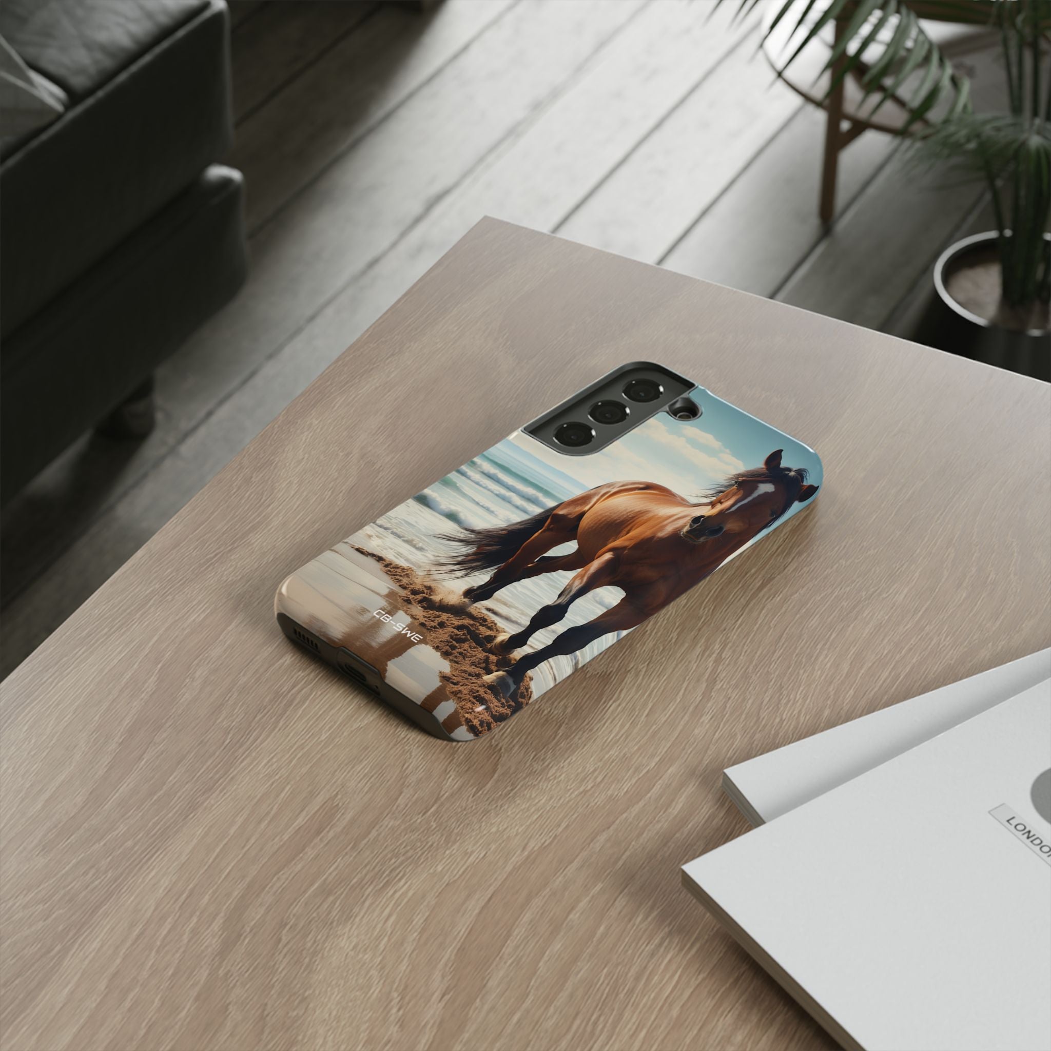 Horse Gallops Shoreline - Samsung Case