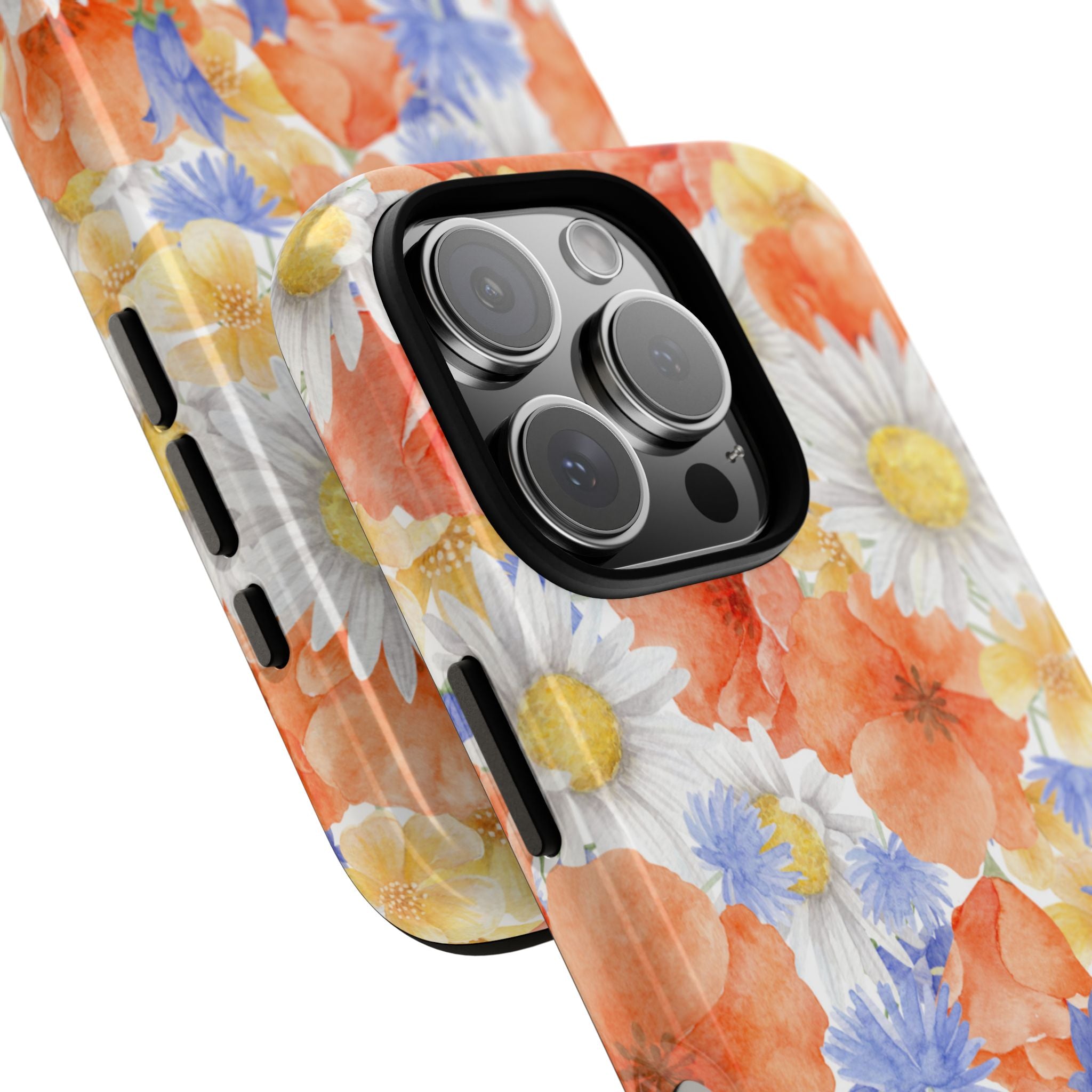 Watercolor Floral Harmony - iPhone Case