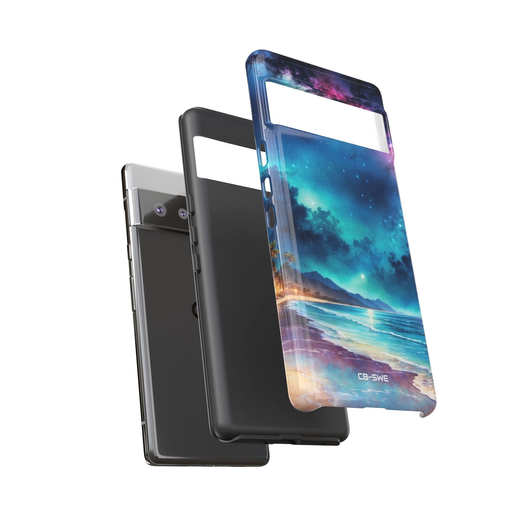 **Waves Embrace Stars** - Google Pixel Case