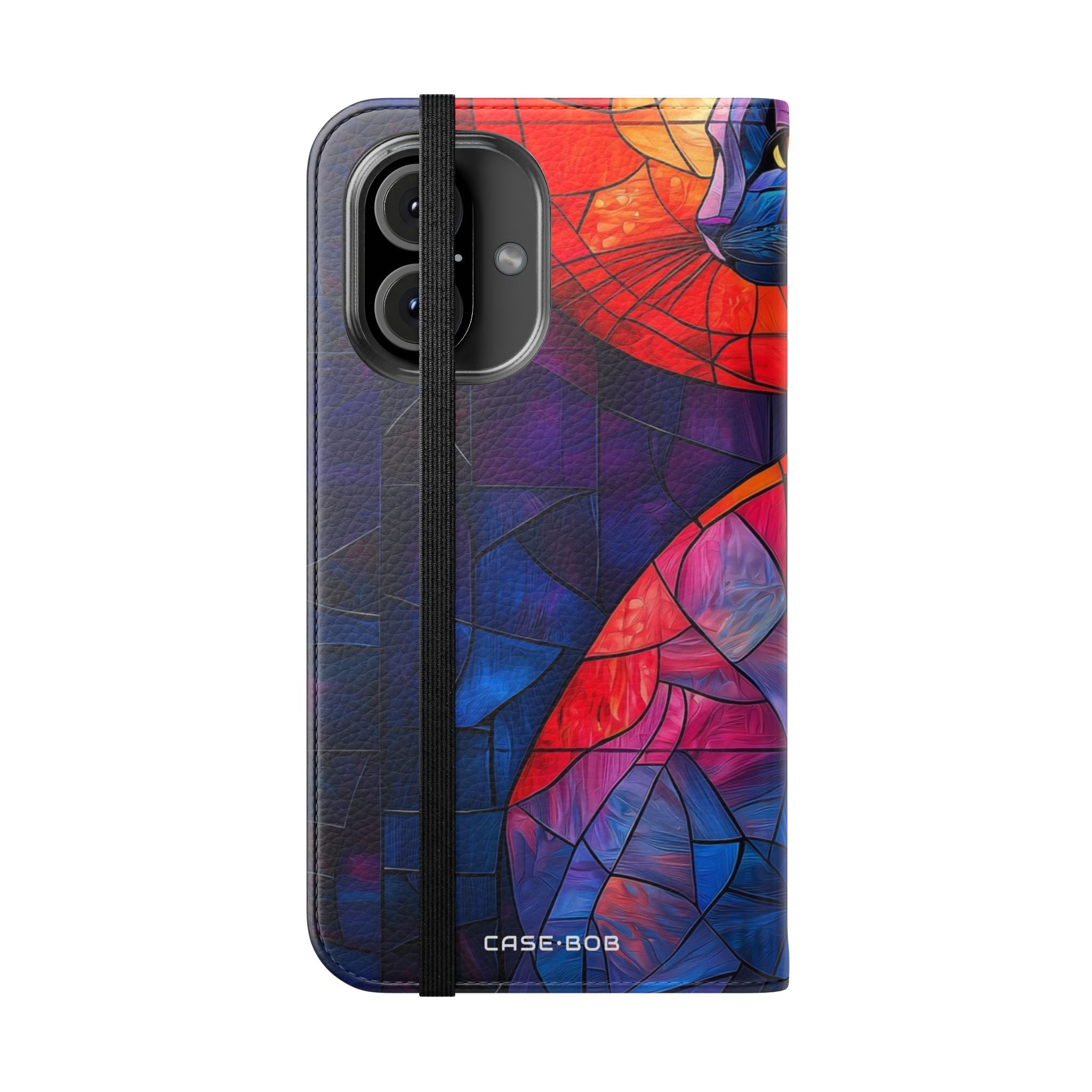 Stained Glass Cat - iPhone 16 Case - Wallet