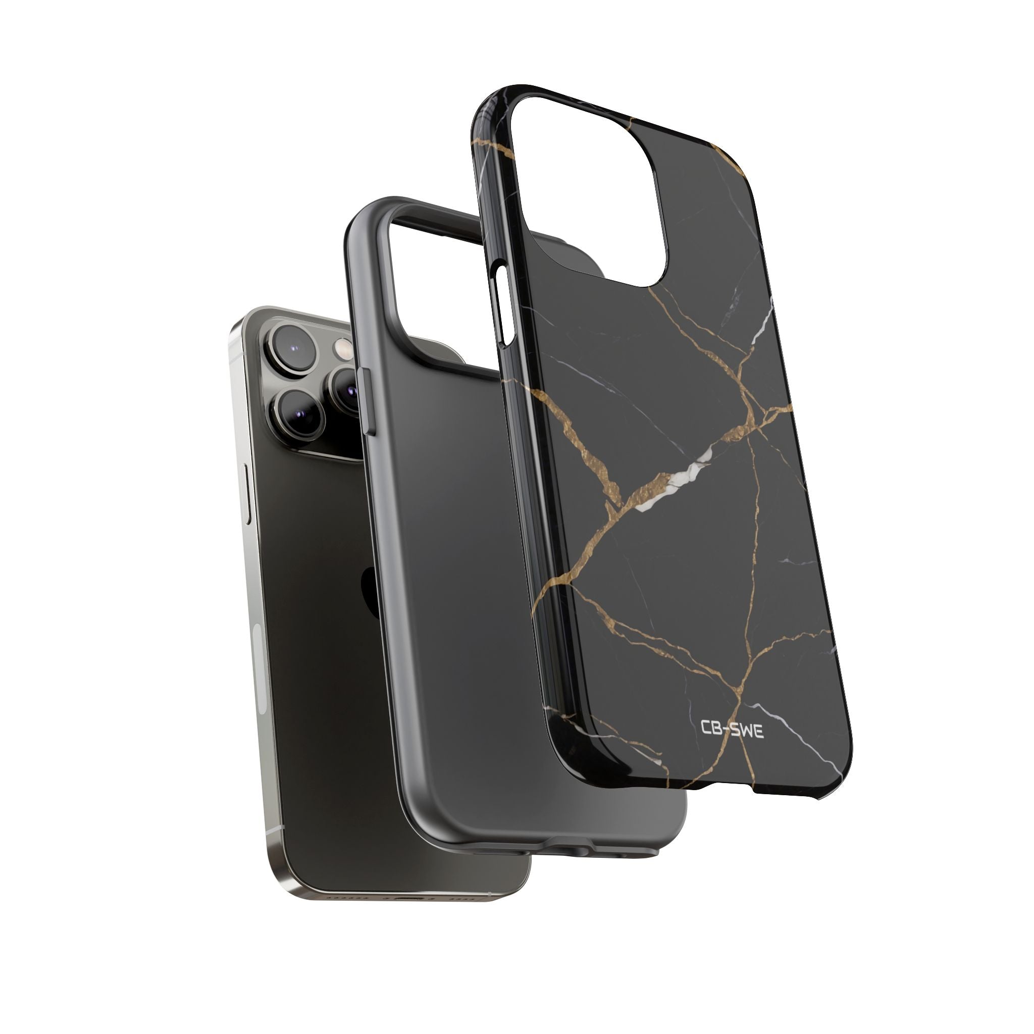 Golden Veins Emerge - iPhone Case