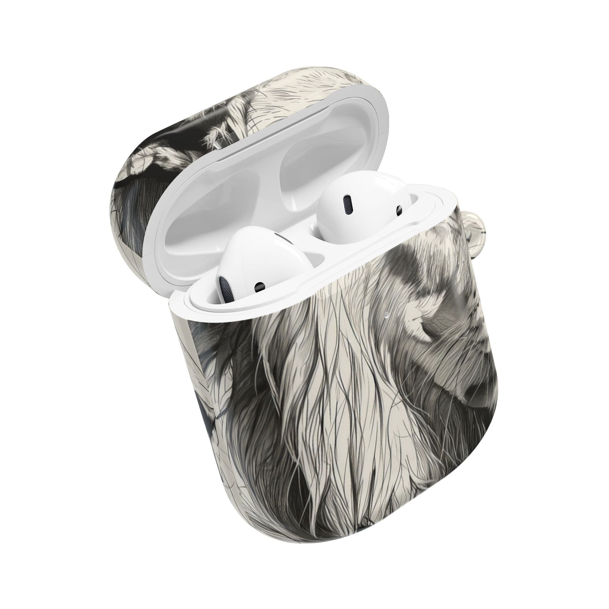 Lion Whisper Gray - AirPods Case