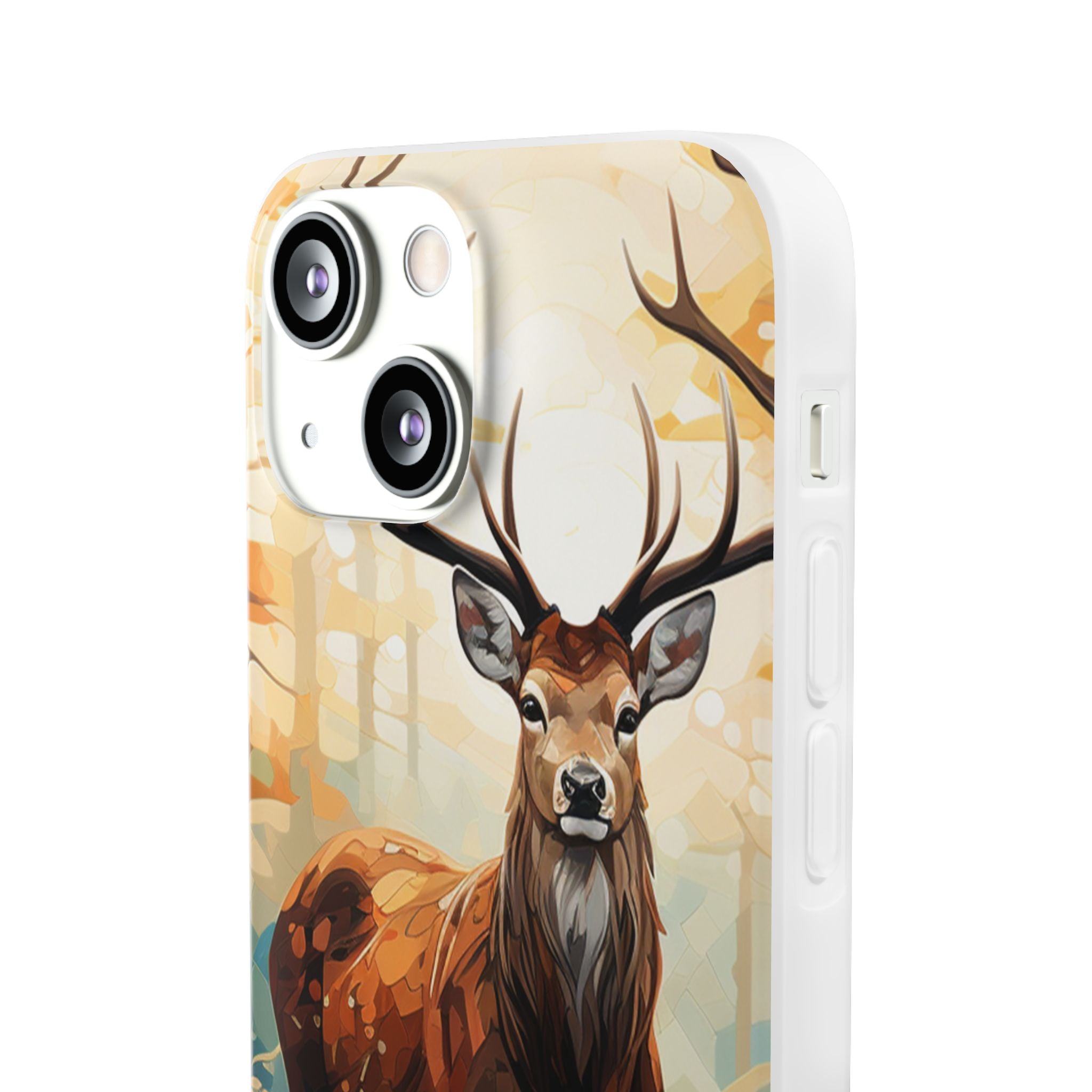 Glowing Stag iPhone 13 mini Case - Soft