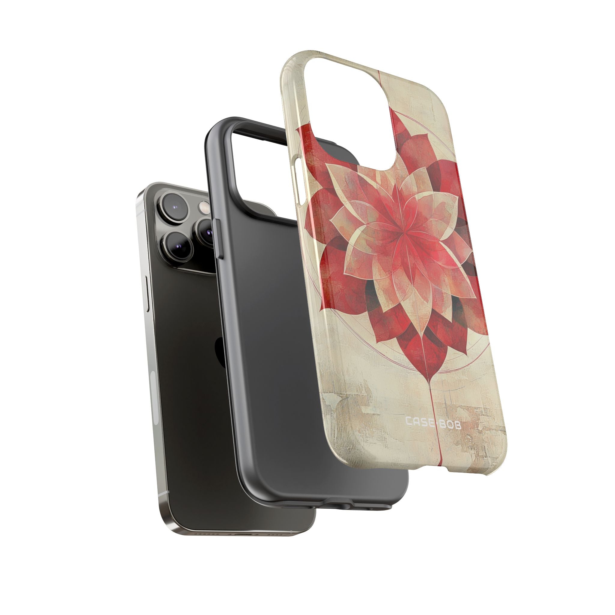 Crimson Bloom iPhone 14 Pro Max Case - Tough