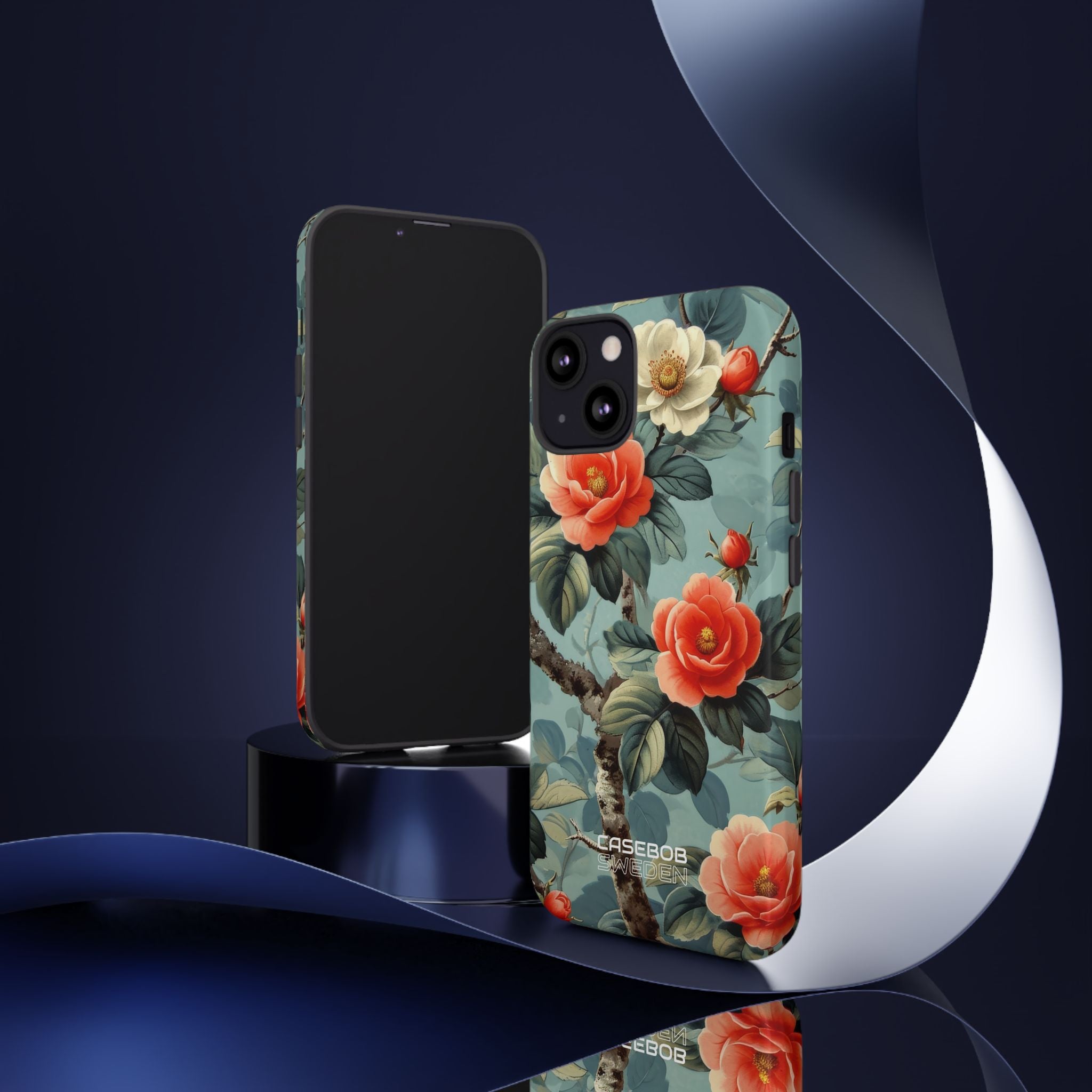 Coral Blossom Tapestry iPhone 13 - Tough