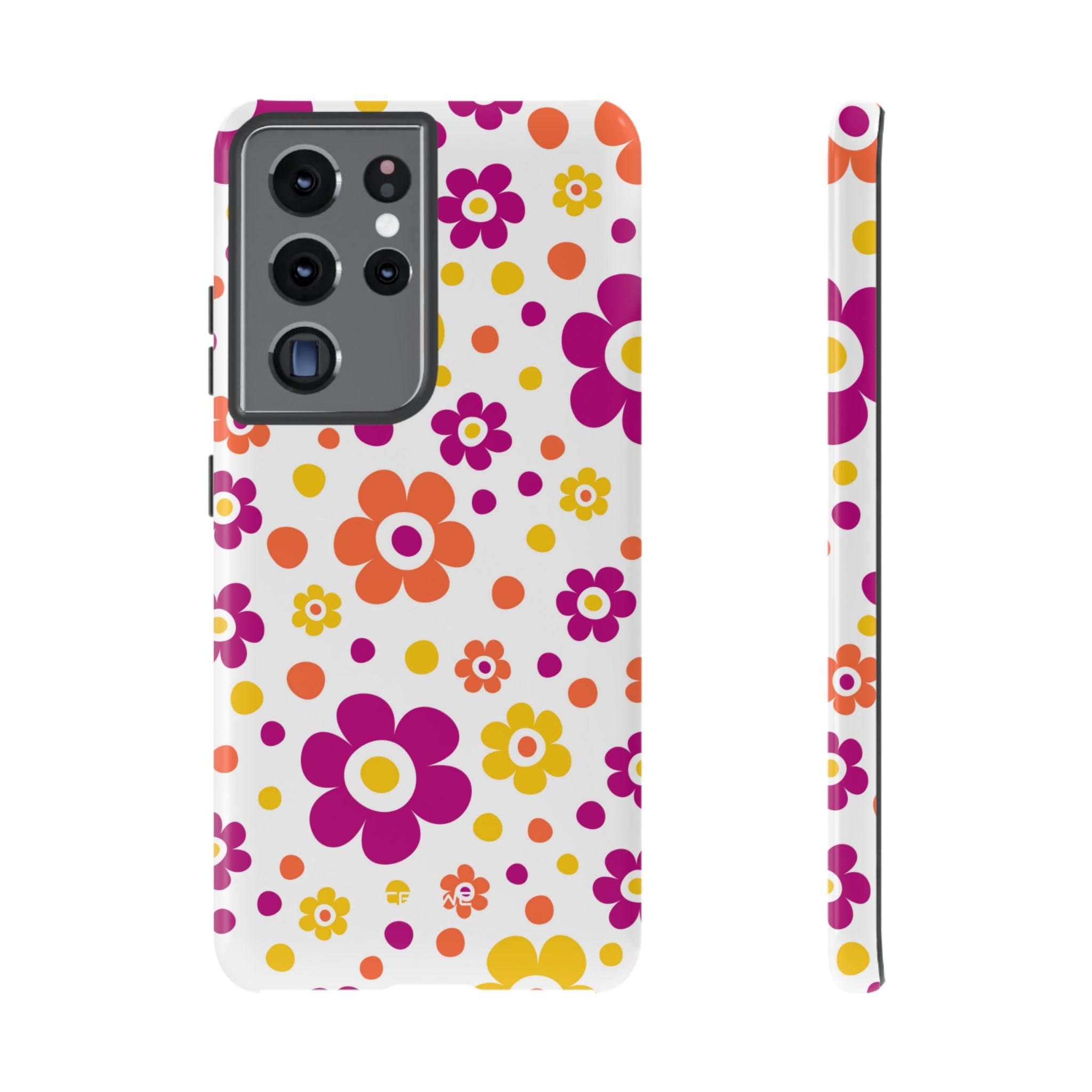 Retro Floral Playfulness - Samsung Case
