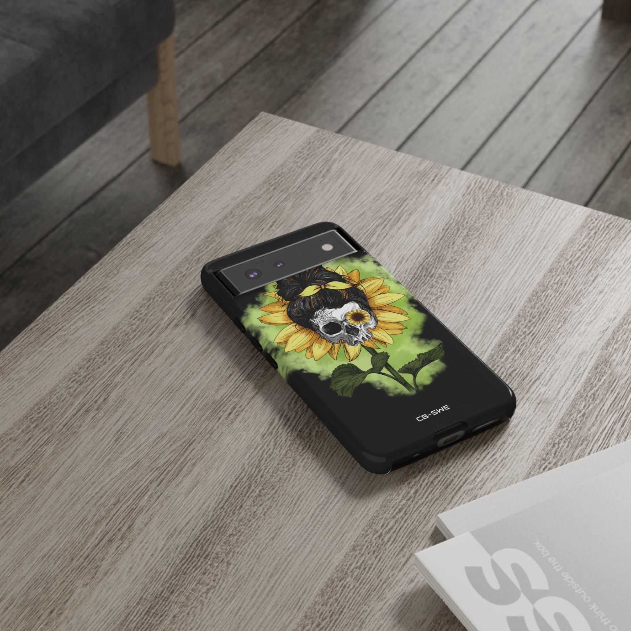 Sunflower Skull Fusion - Google Pixel Case