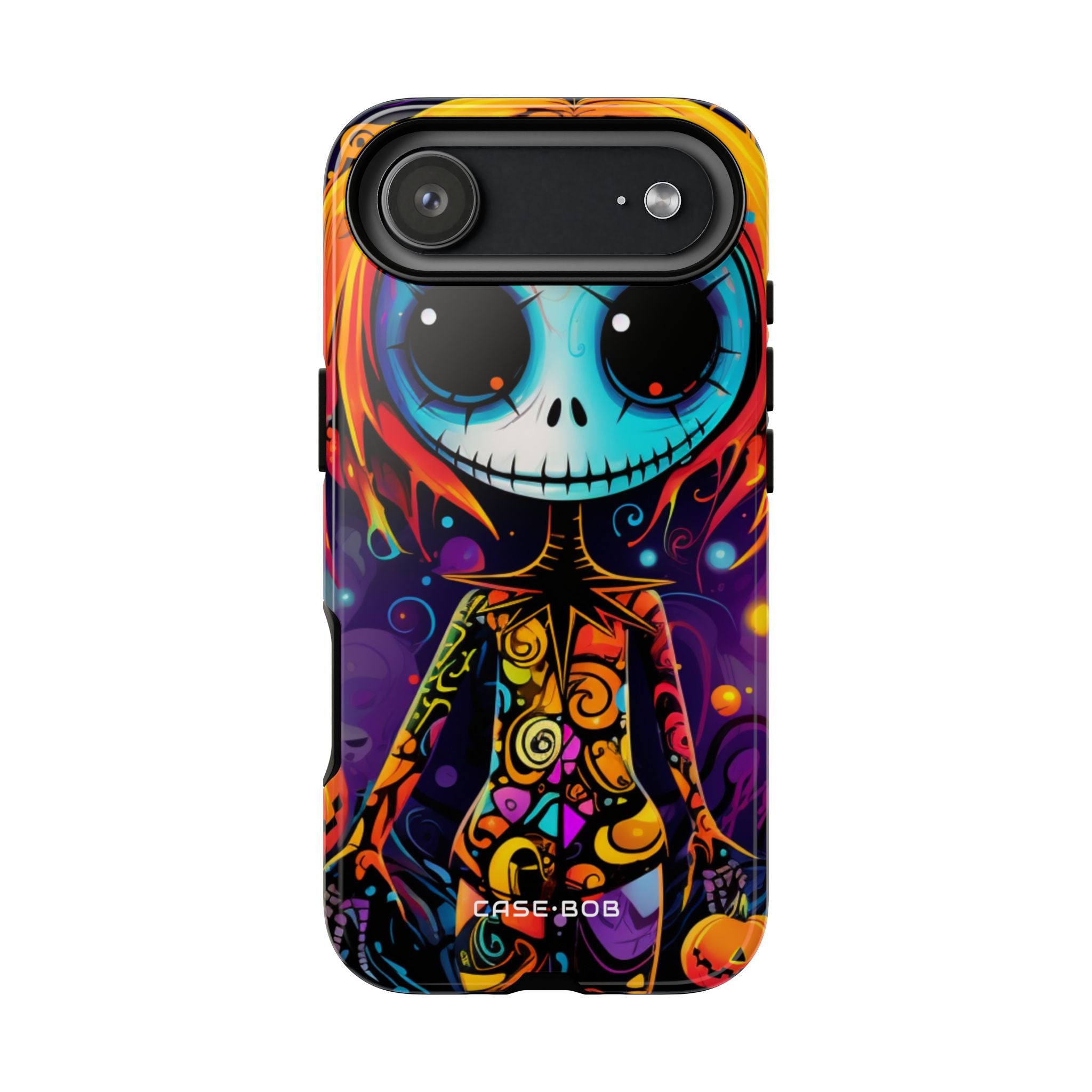 Blue Skull Swirl iPhone 17 Air Case - Tough