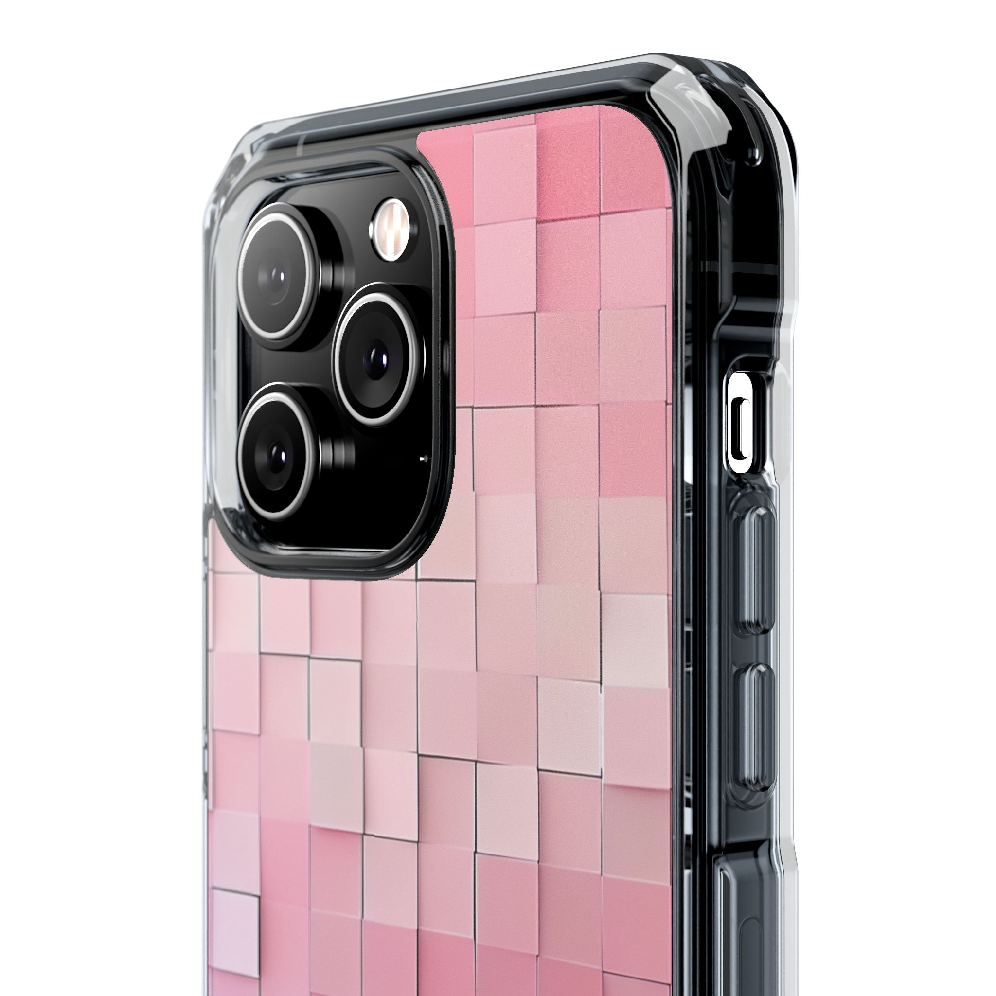 Pink Mosaic Glow iPhone 14 - Impact Clear+