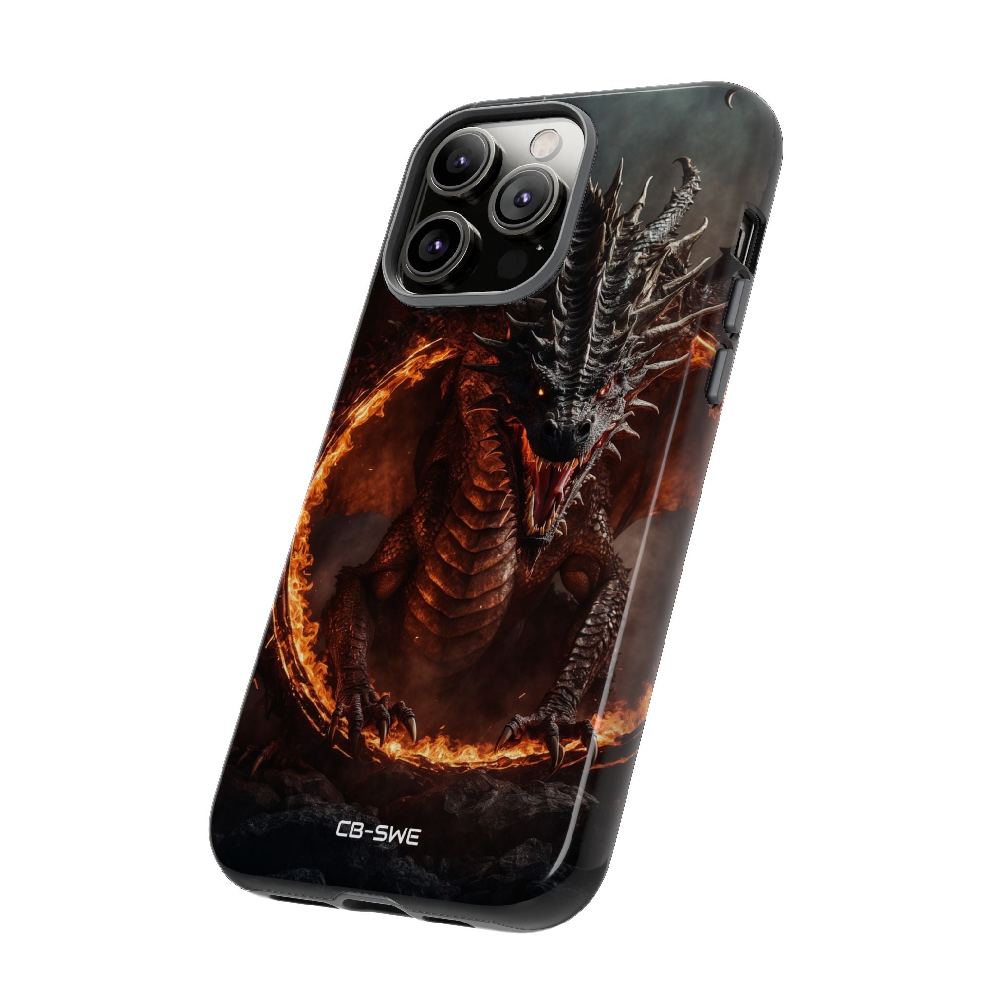 Fiery Dragon Roars - iPhone Case