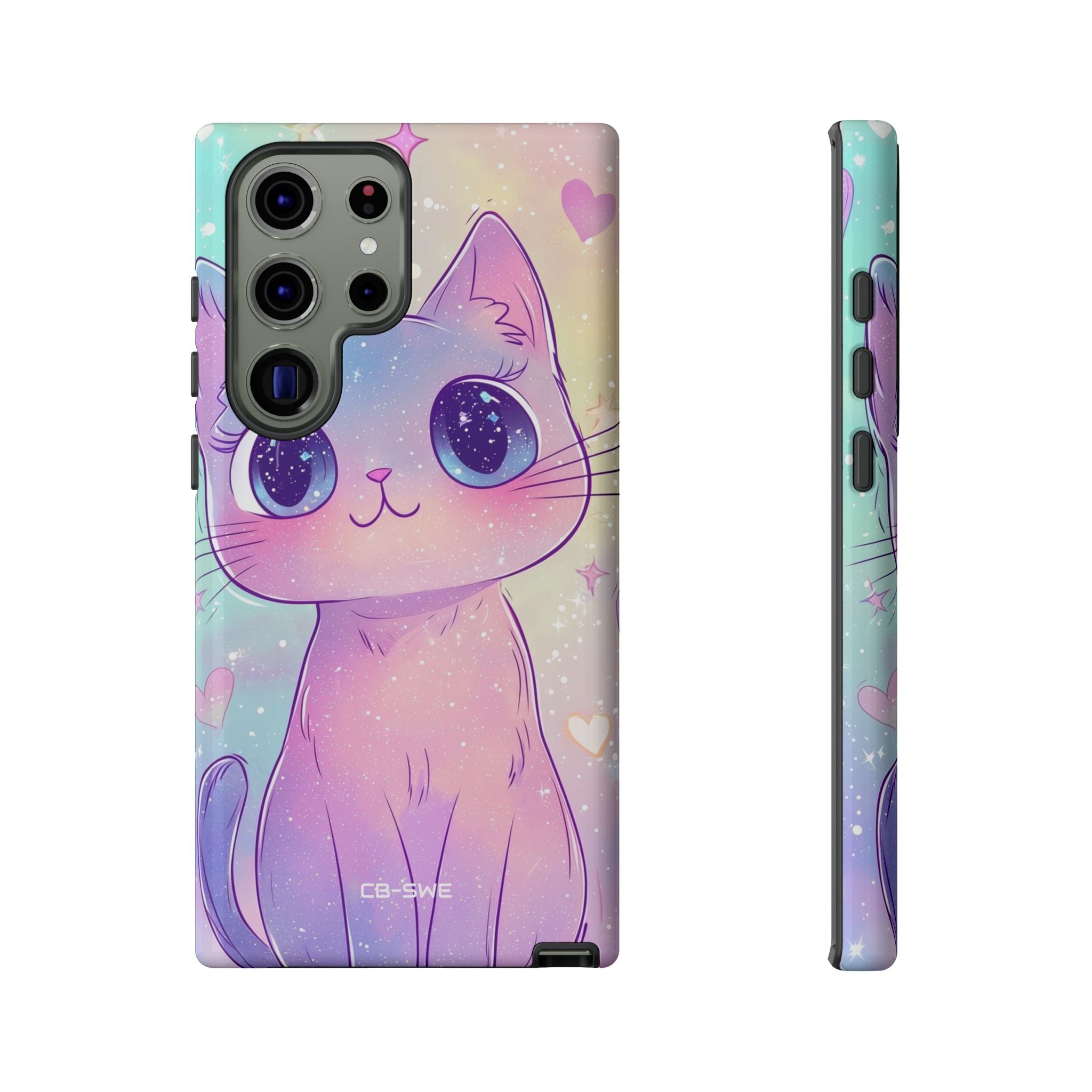 Sparkling Cat Smiles - Samsung Case
