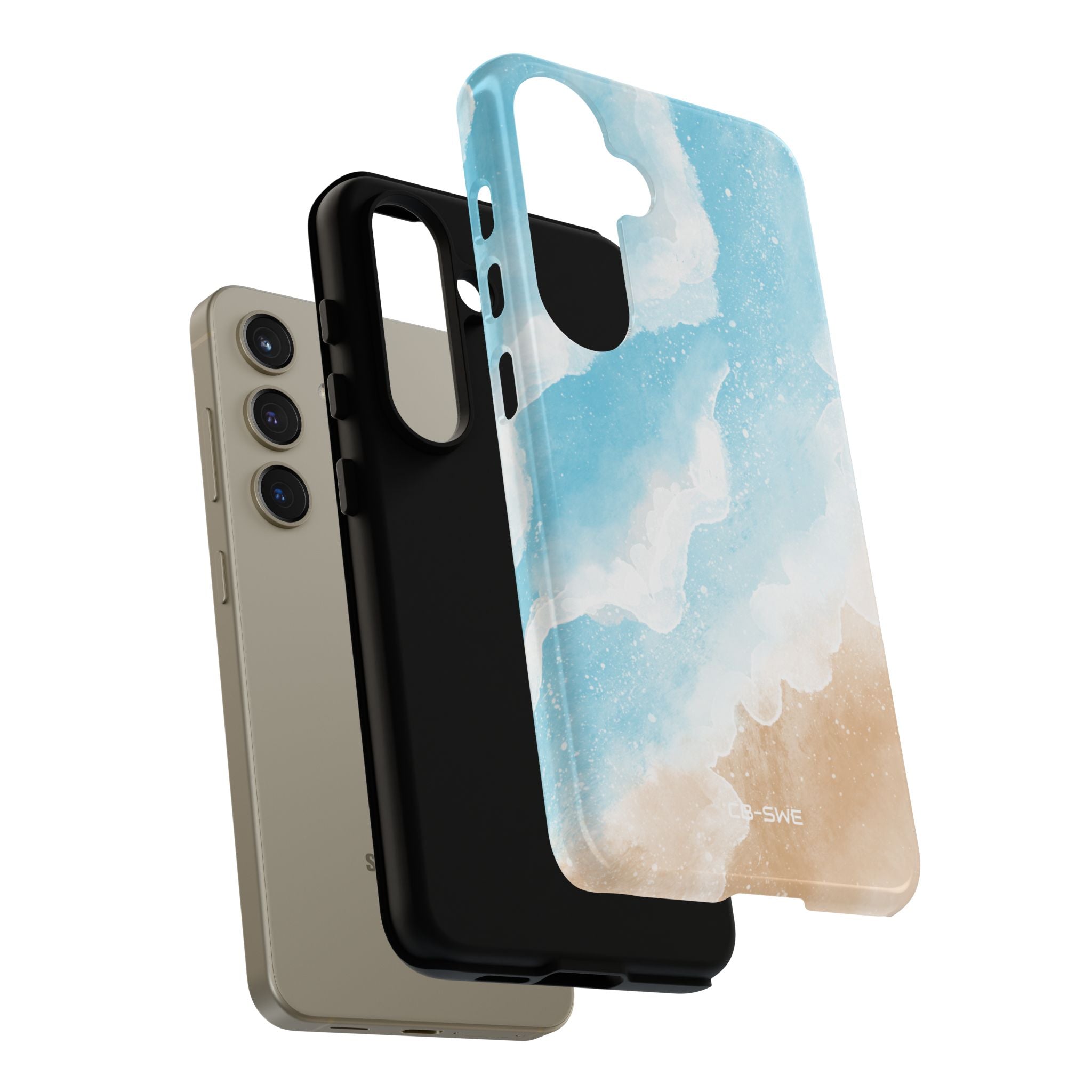 Serene Coastal Whispers - Samsung Case