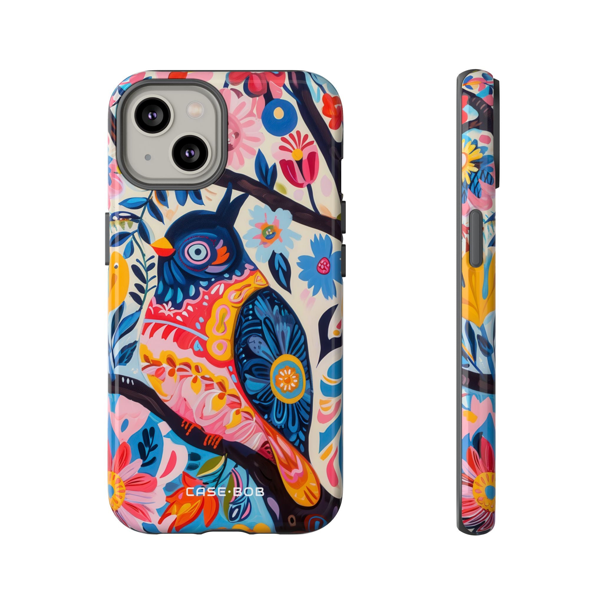 Owl Bloom iPhone 14 Case - Tough