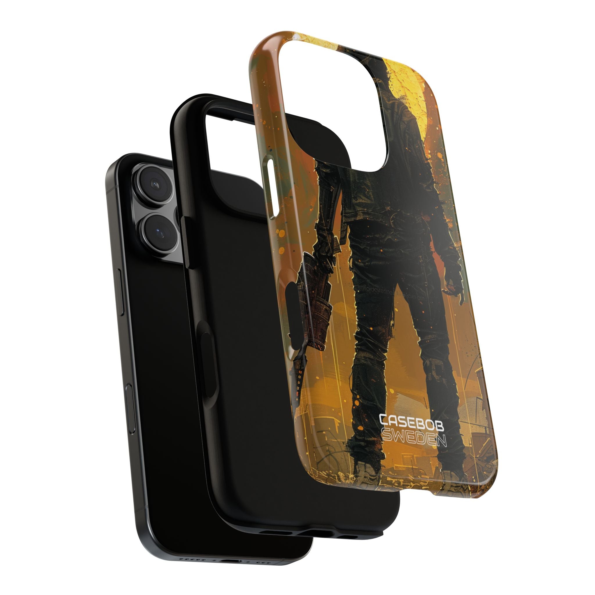 Crimson Fallout Horizon iPhone 16 - Tough