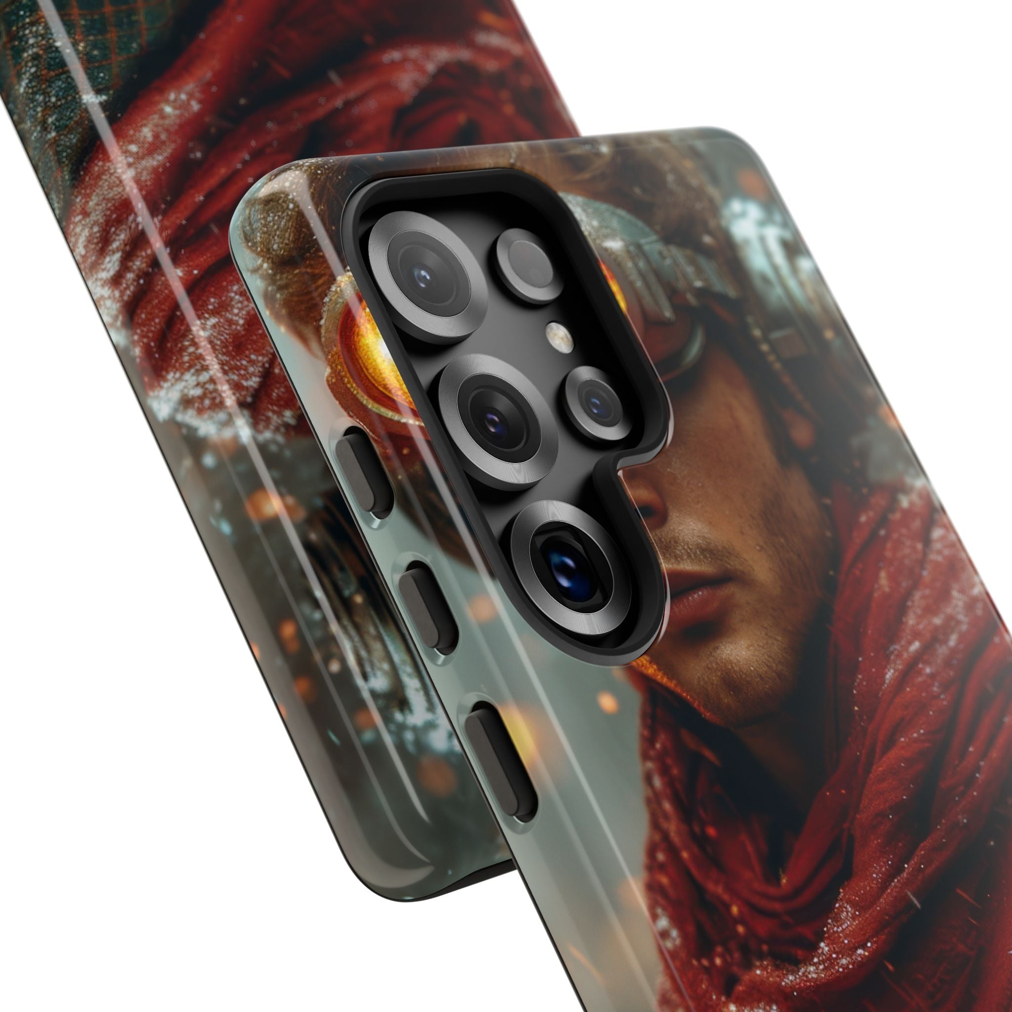 Futuristische Steampunk Explorer Samsung S25 - Tough