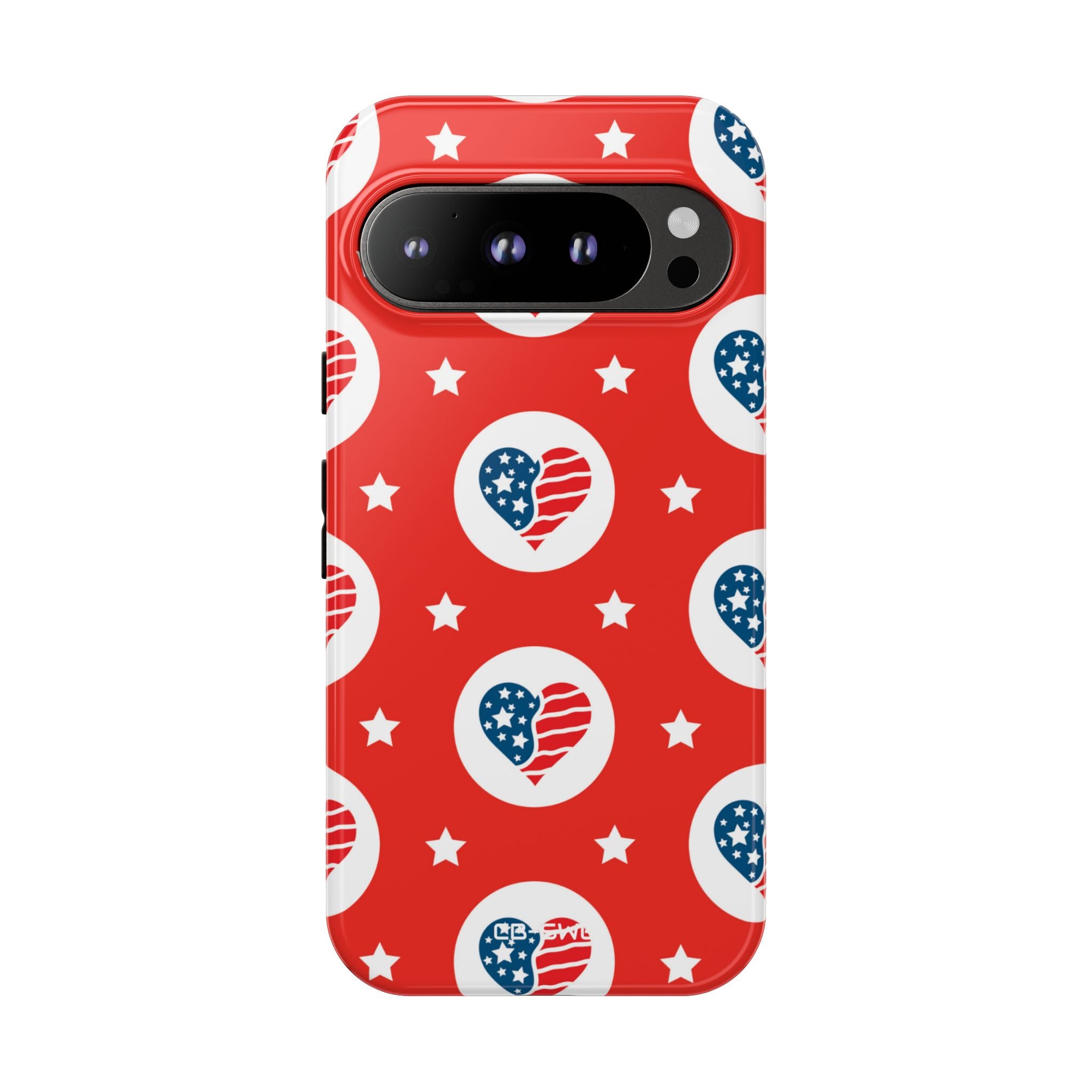 Hearts Celebrate Freedom - Google Pixel Case