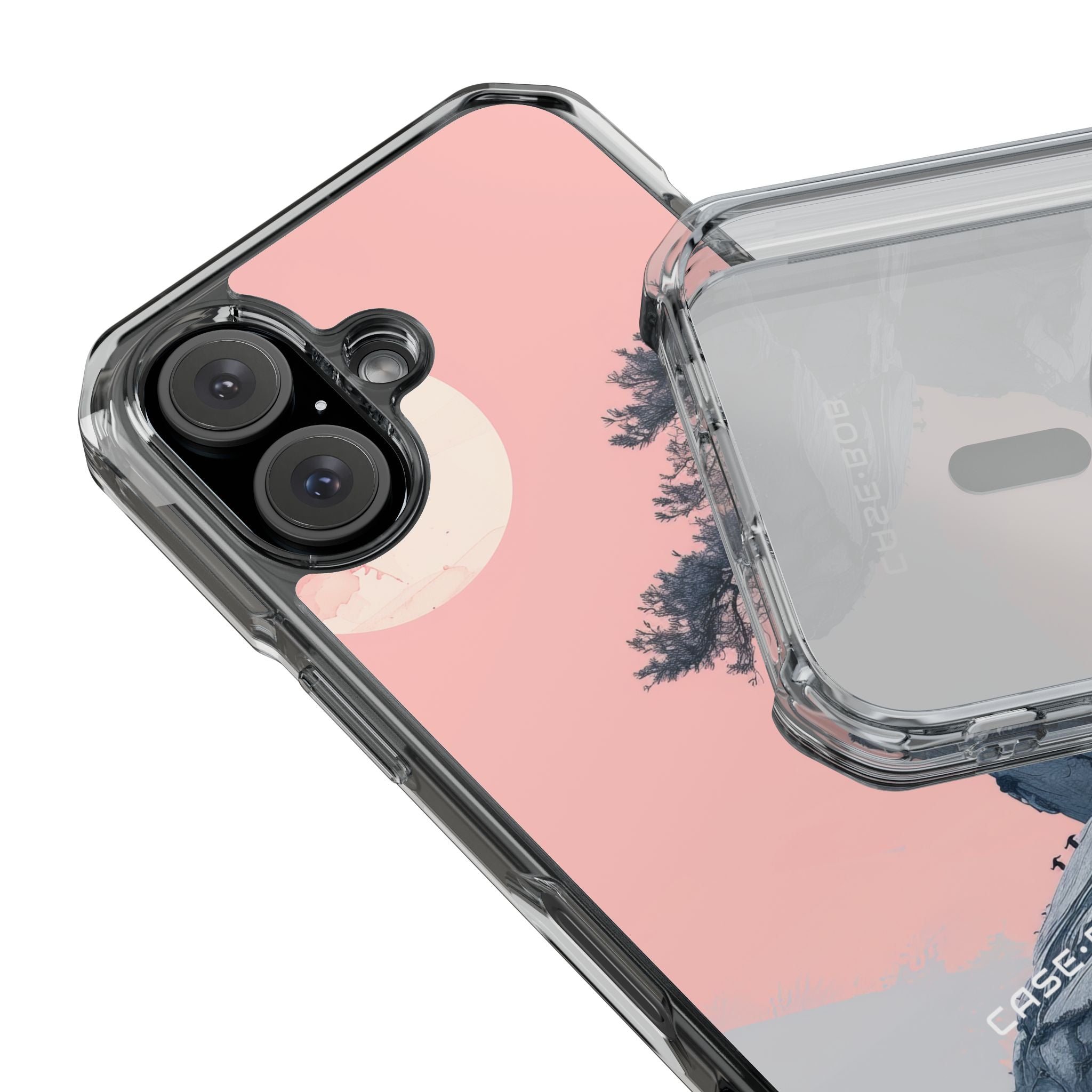 Crimson Moon Tree iPhone 15 Case - Impact