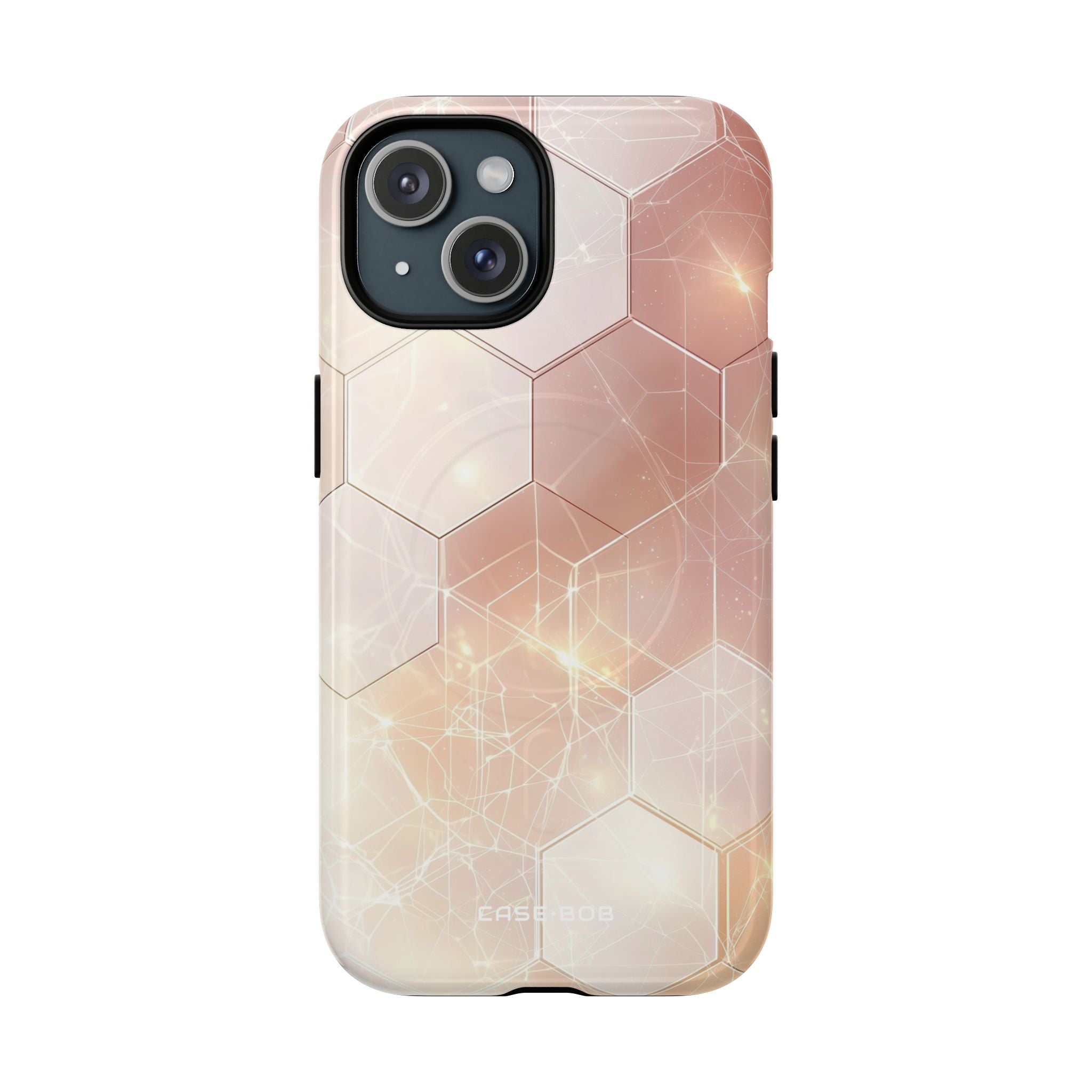 Honeycomb Glow iPhone 15 Case - Tough+