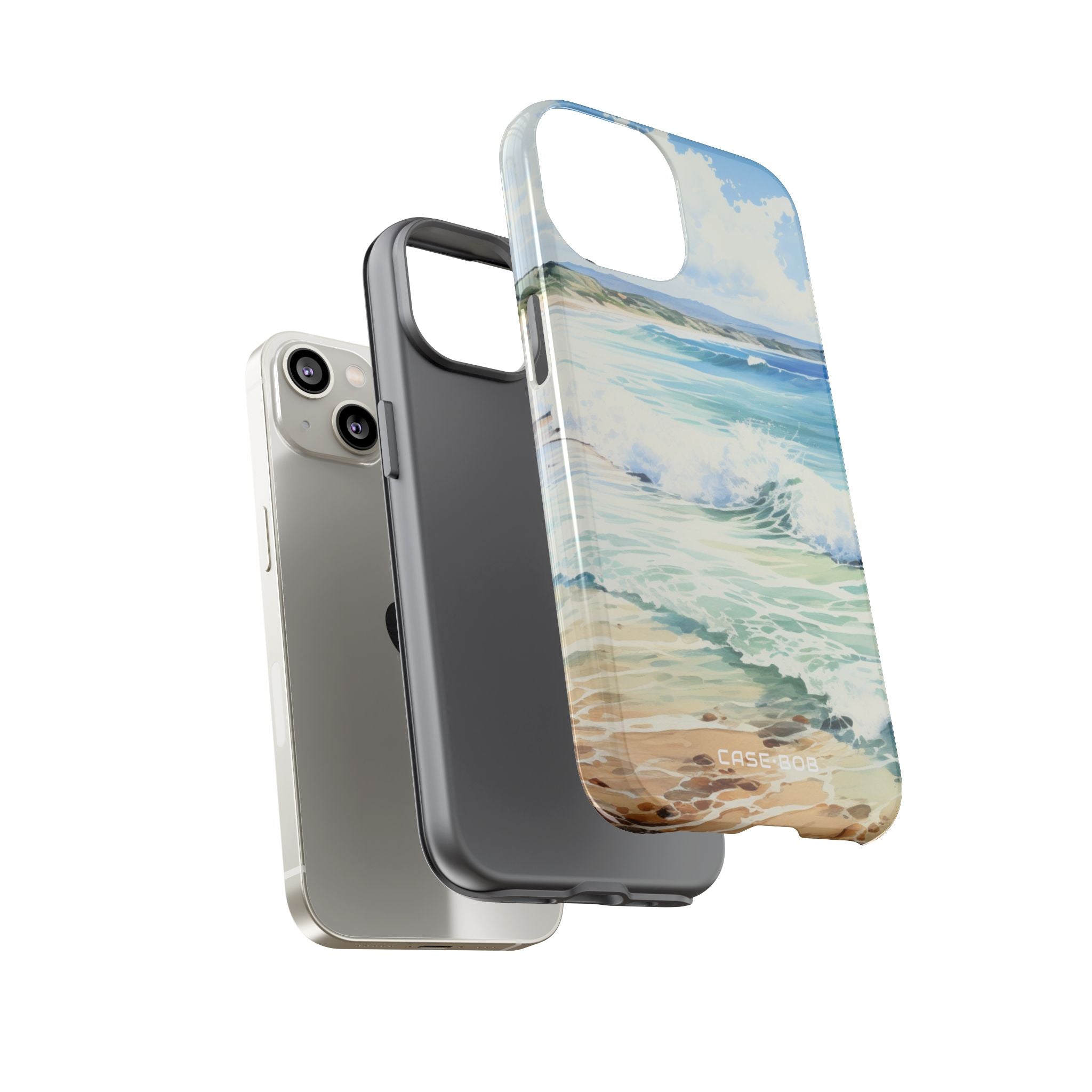 Foamy Wave Breeze iPhone 14 Case - Tough