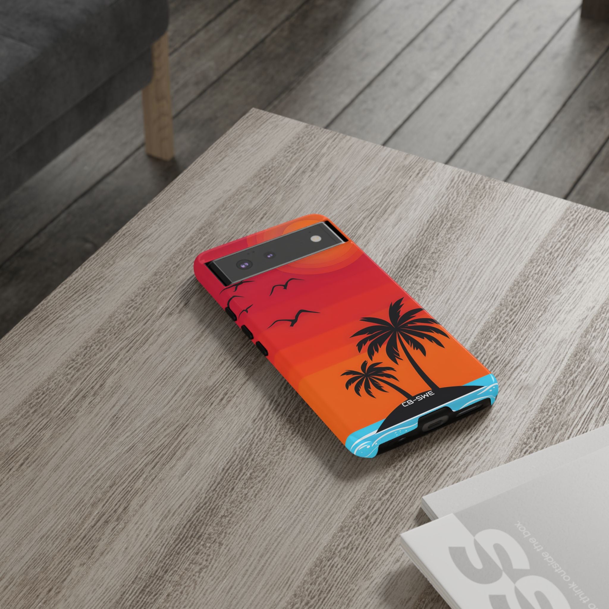 Summer Sunset Silhouettes - Google Pixel Case