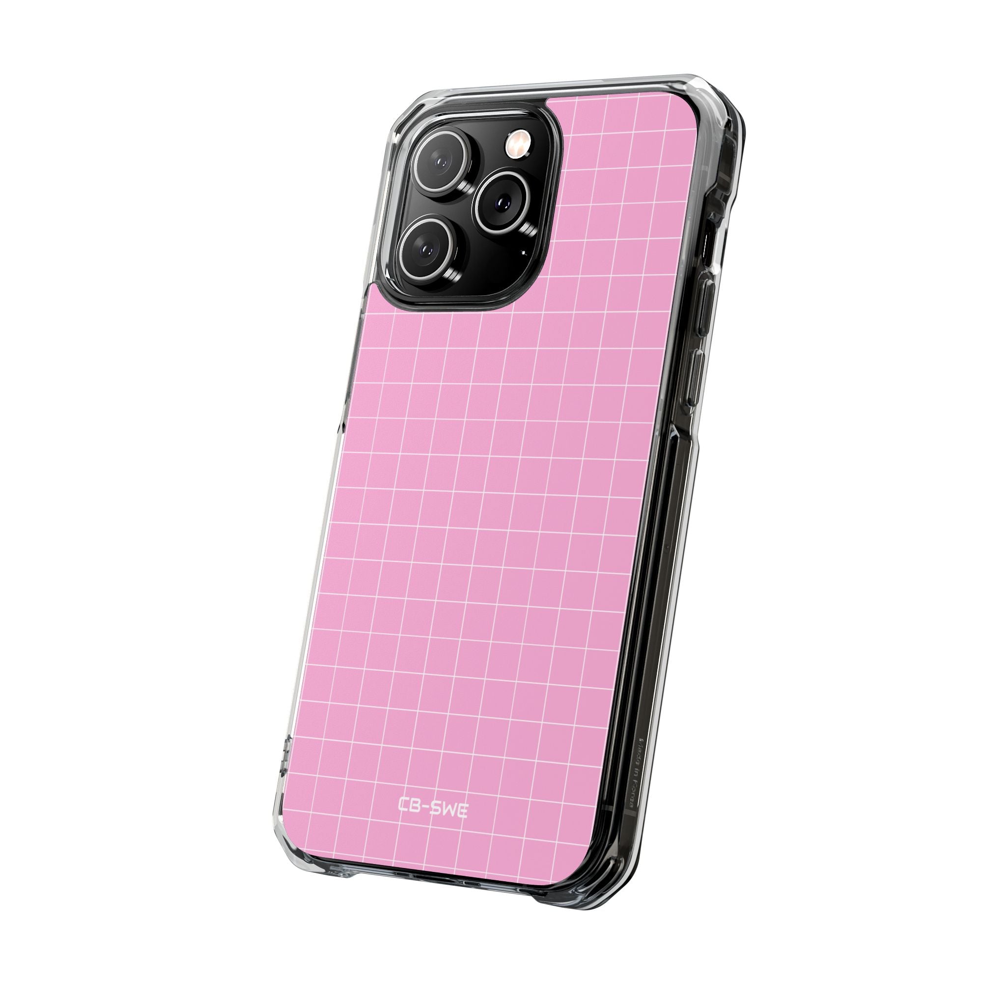 Pink Squares Align iPhone Case - Impact