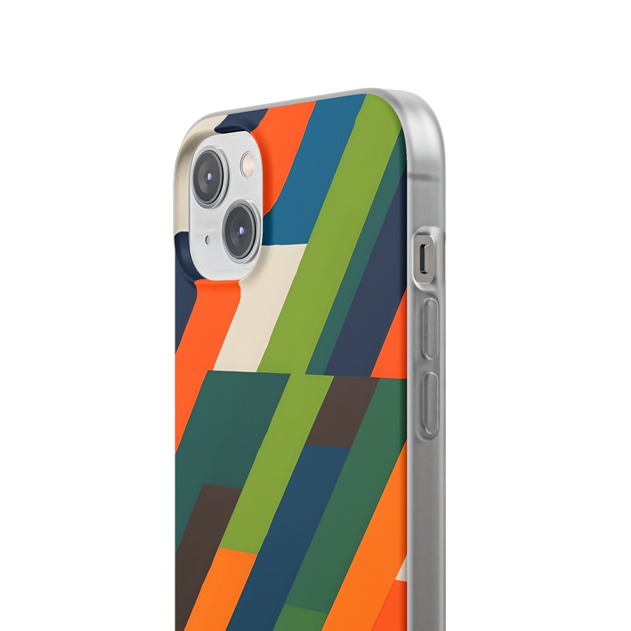 Diagonal Blaze iPhone 14 Plus Case - Soft